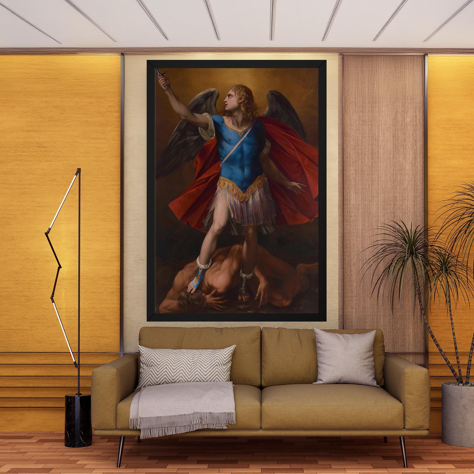 Tablou Canvas Sword In Upraised mockup 9