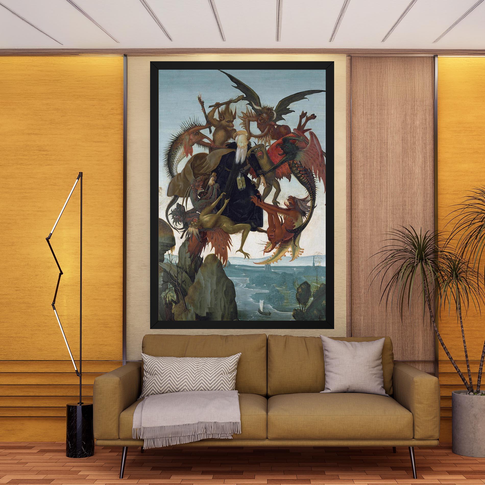 Tablou Canvas Torment Of Saint mockup 9