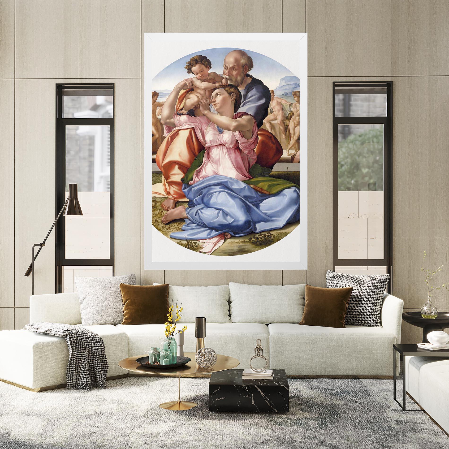 Tablou Canvas Doni Tondo mockup 2