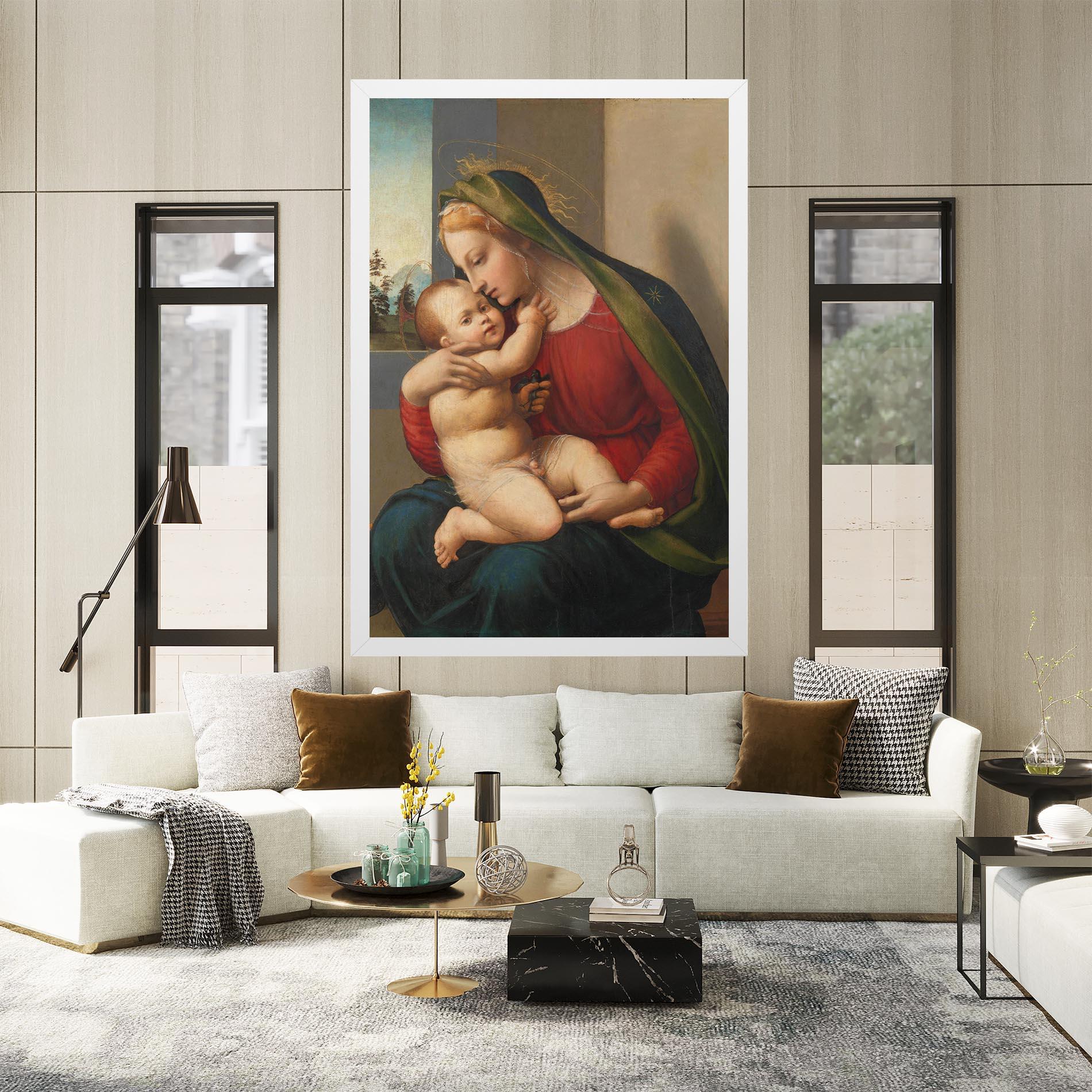 Tablou Canvas Madonna And Child mockup 2