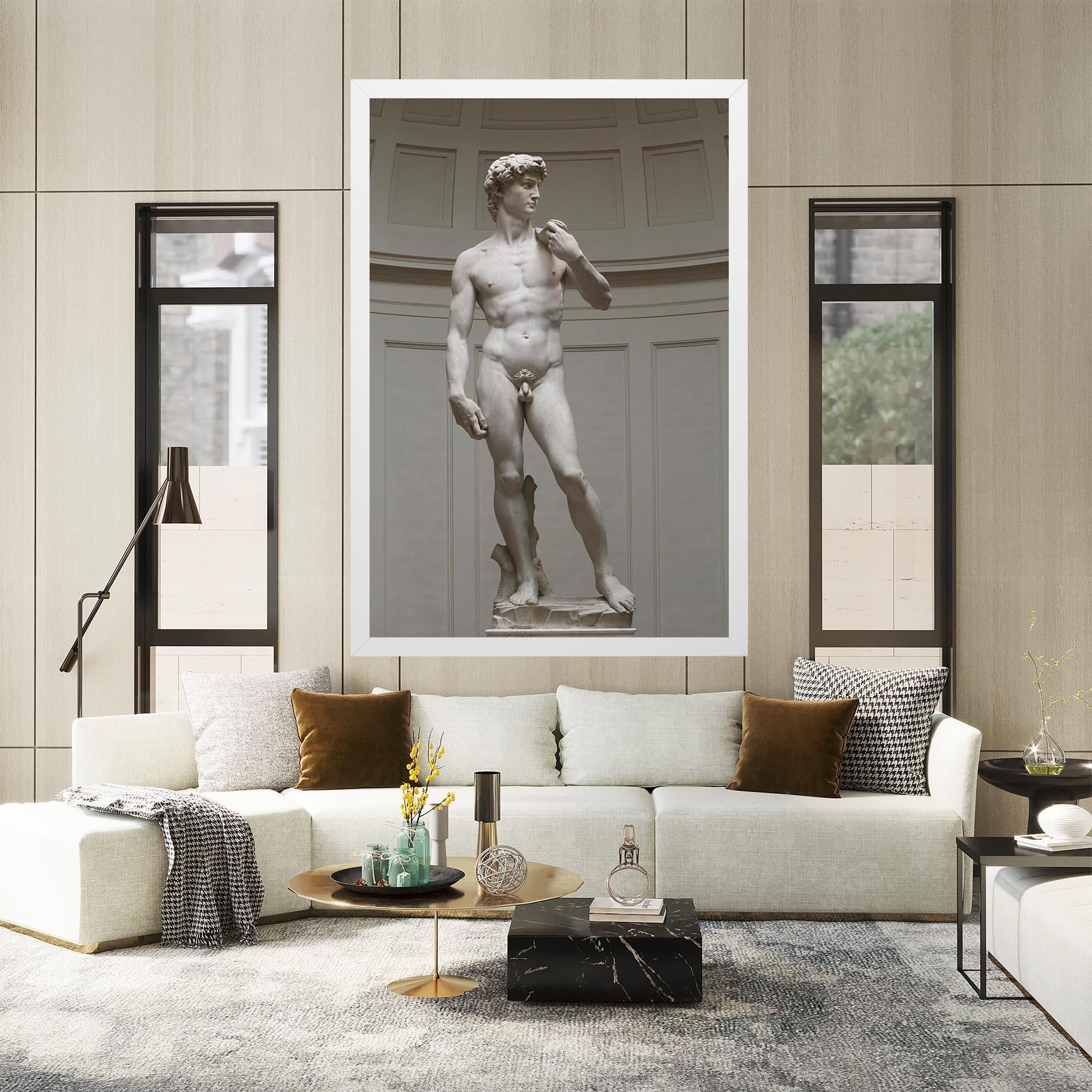 Tablou Canvas Michelangelo Statue mockup 2