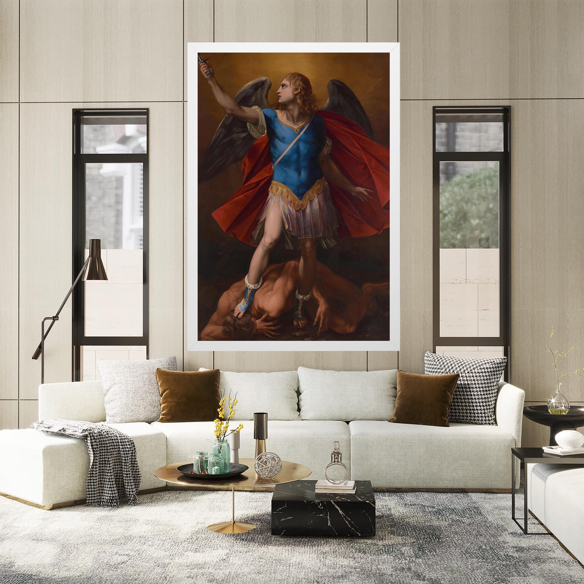 Tablou Canvas Sword In Upraised mockup 2