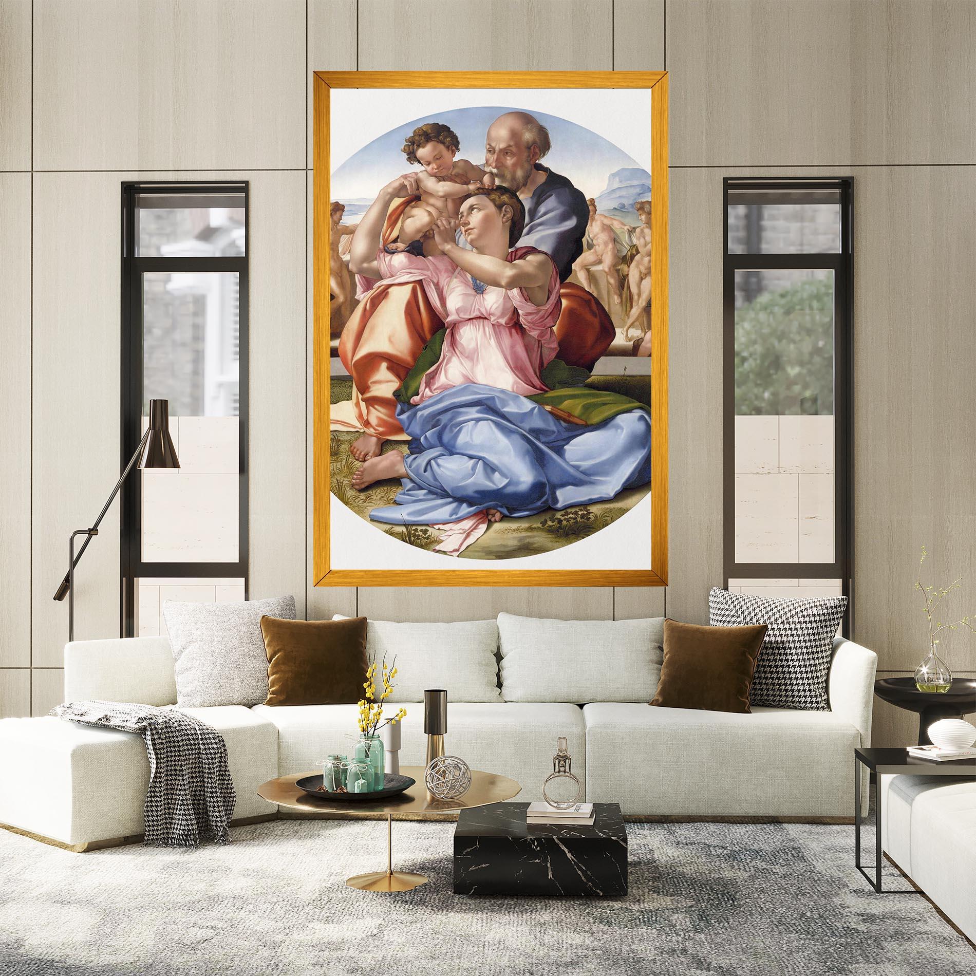 Tablou Canvas Doni Tondo mockup 2