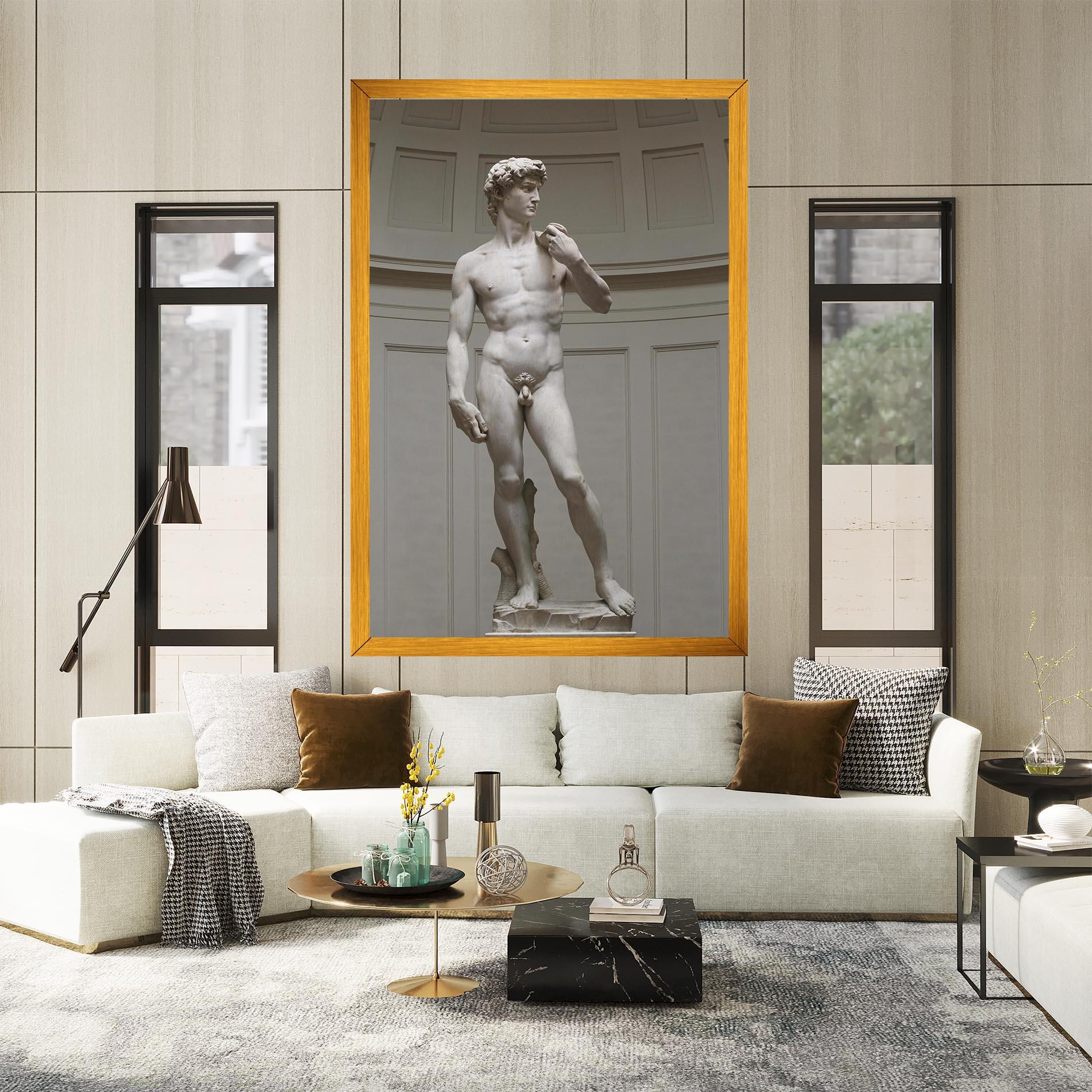 Tablou Canvas Michelangelo Statue mockup 2