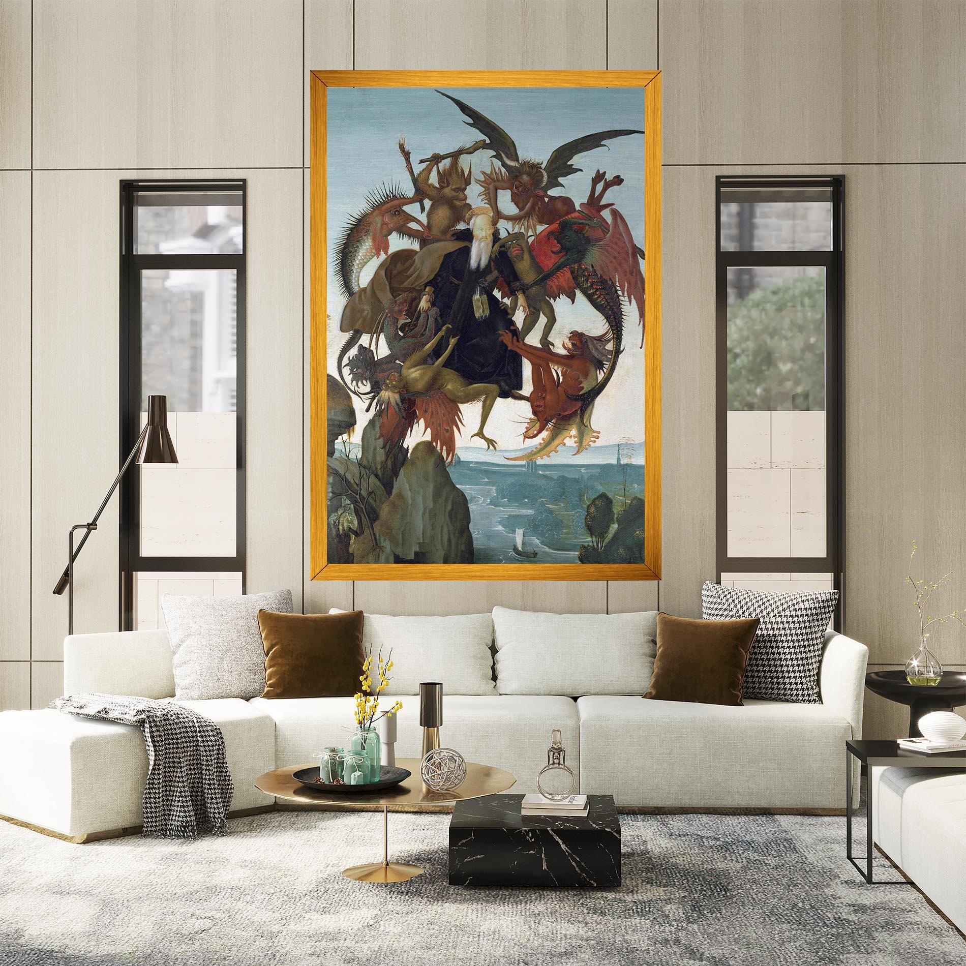 Tablou Canvas Torment Of Saint mockup 2