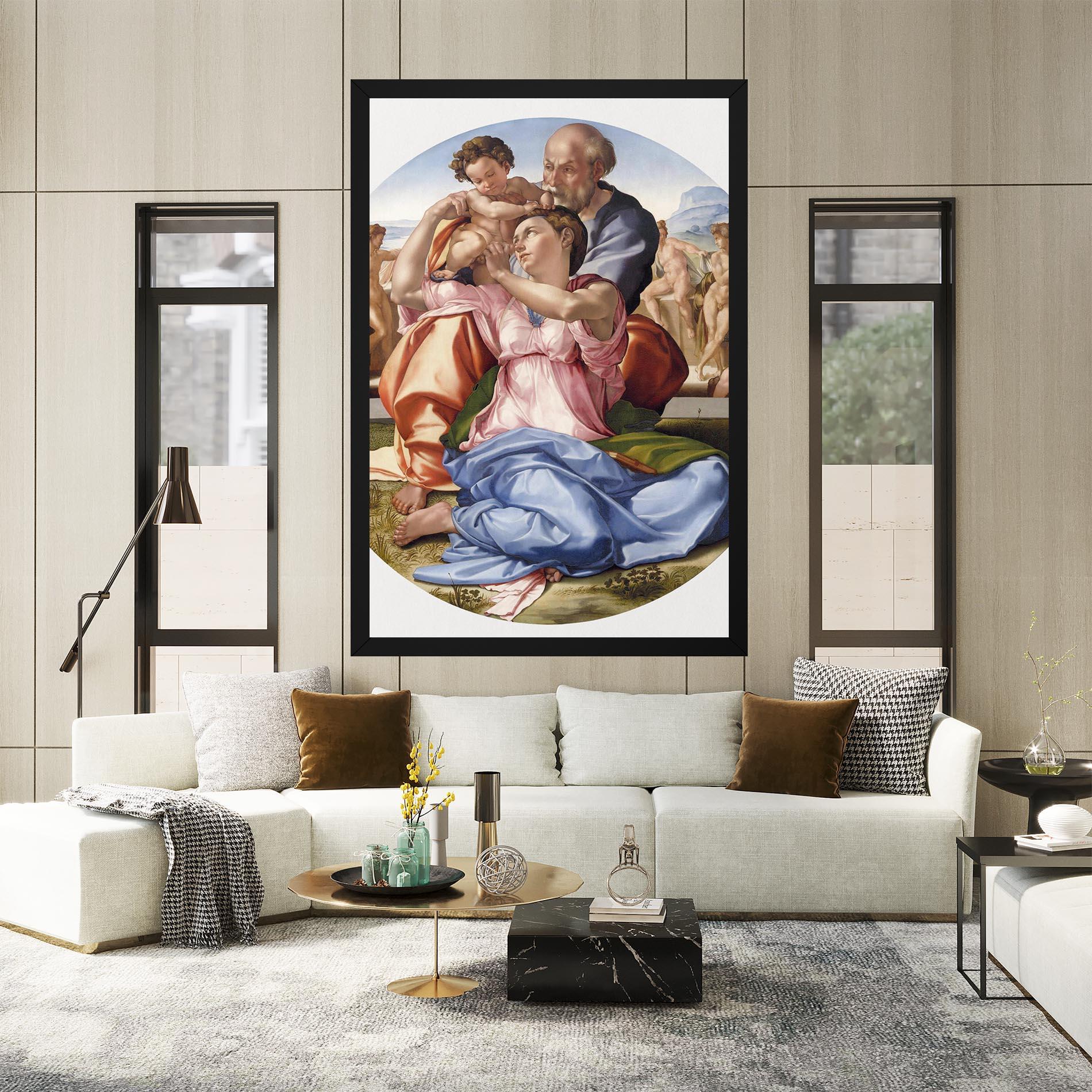 Tablou Canvas Doni Tondo mockup 2