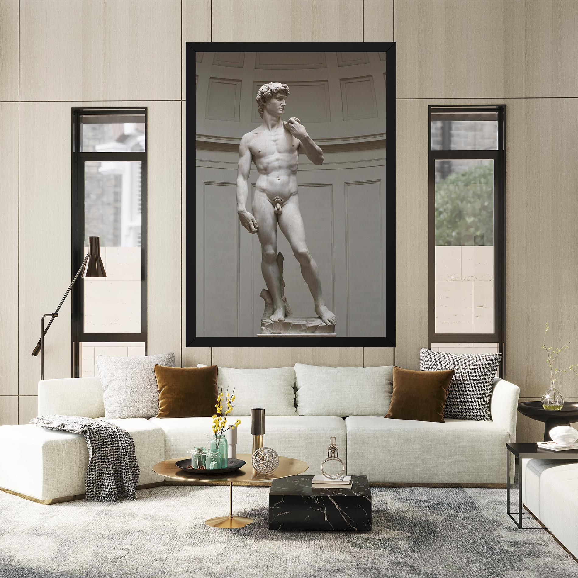 Tablou Canvas Michelangelo Statue mockup 2