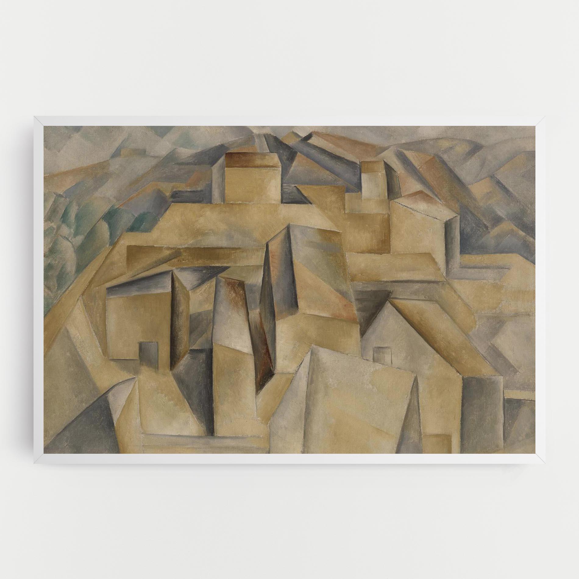 Tablou Canvas Houses On The Hill mockup 0