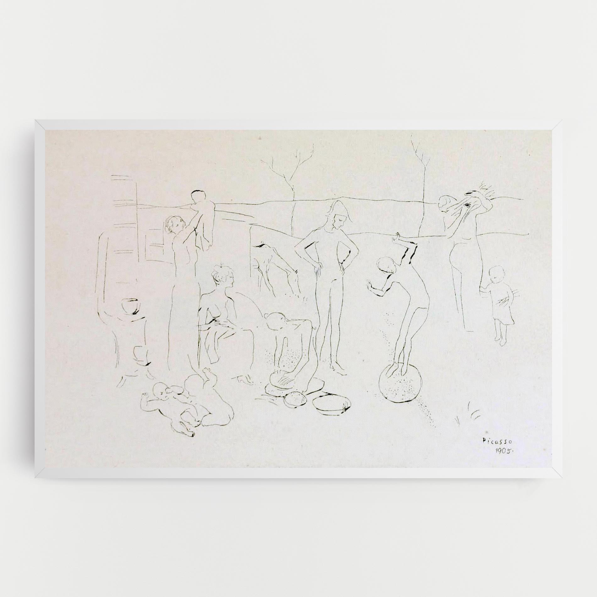 Tablou Canvas The Acrobats mockup 0