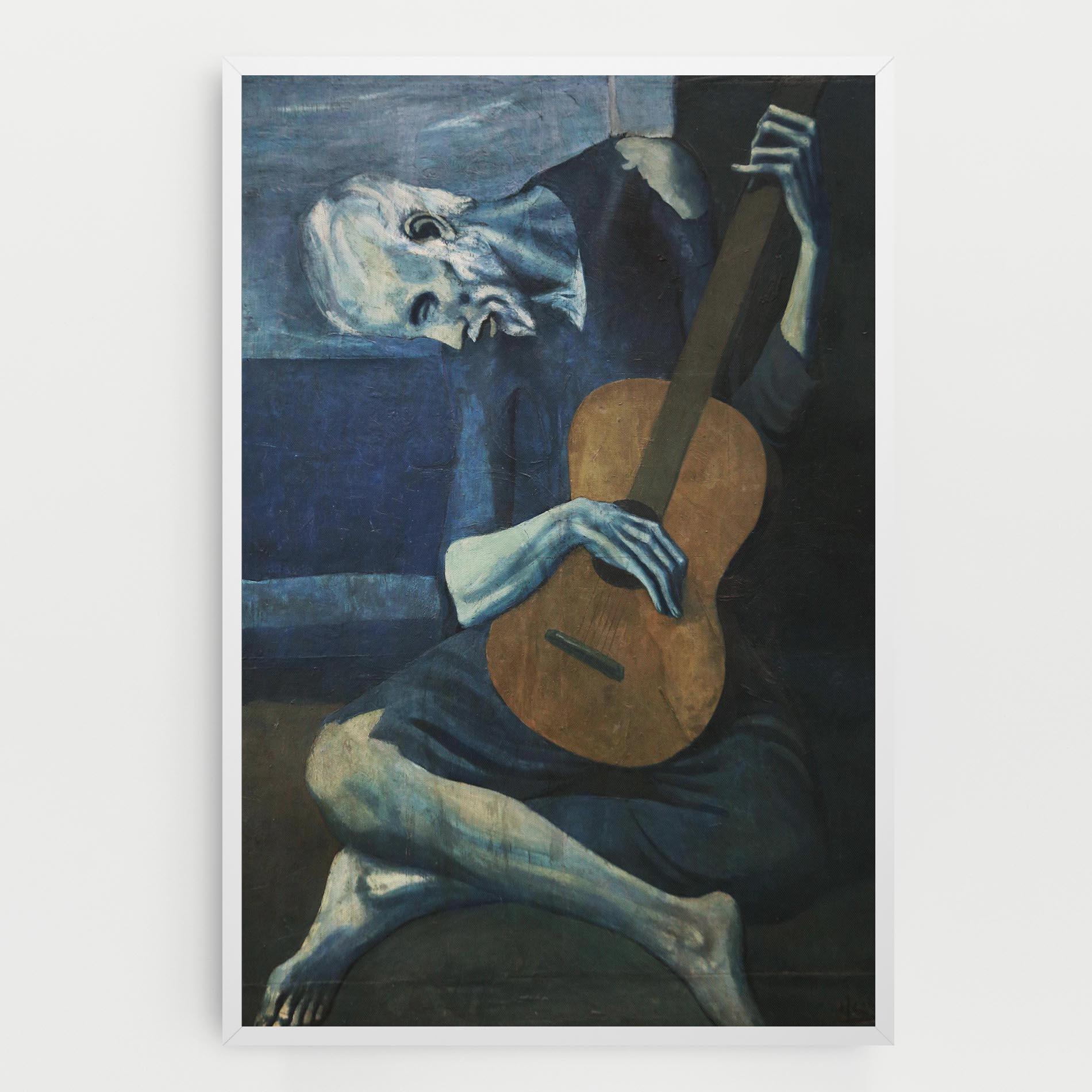 Tablou Canvas Old Guitarist mockup 0