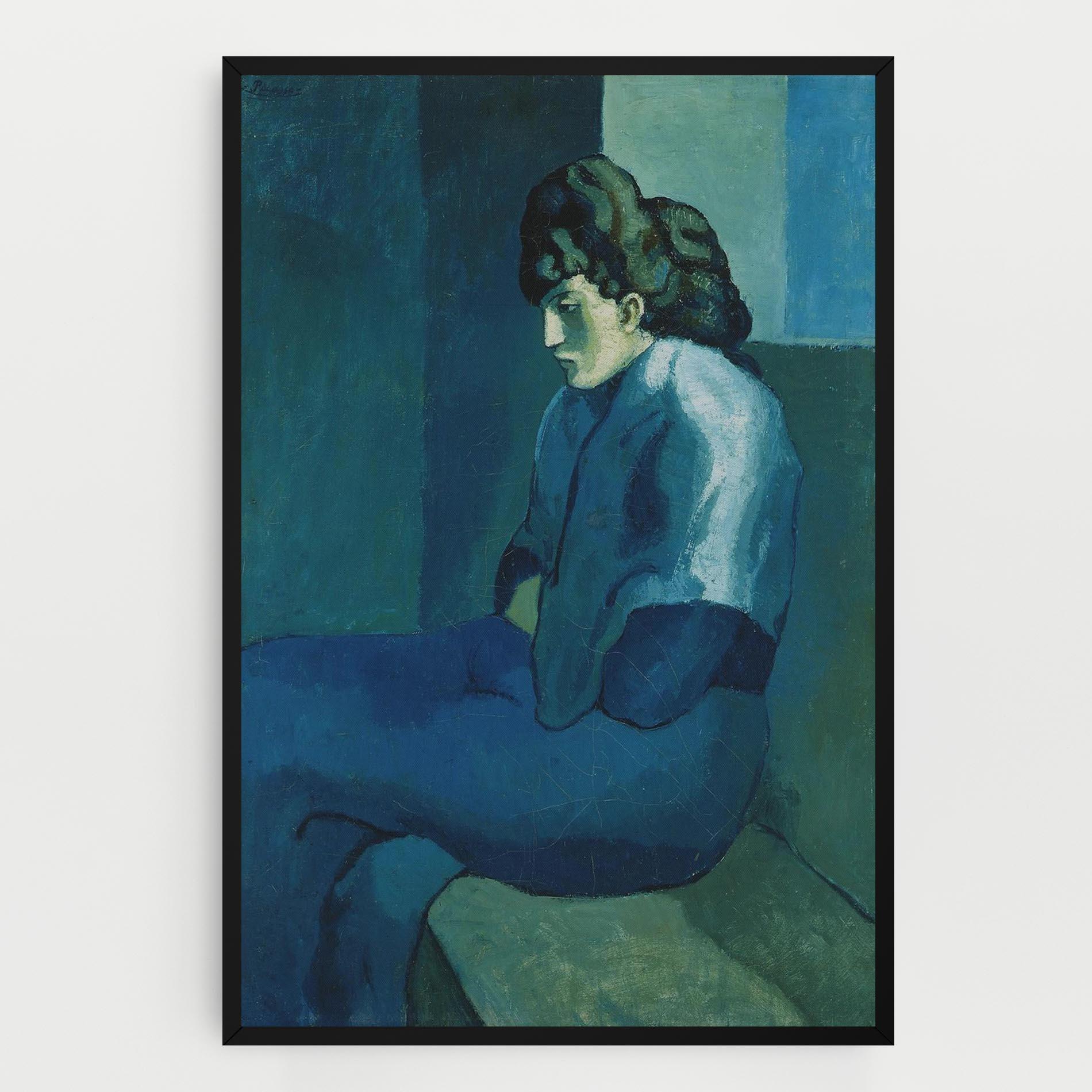 Tablou Canvas Femme Assise mockup 0