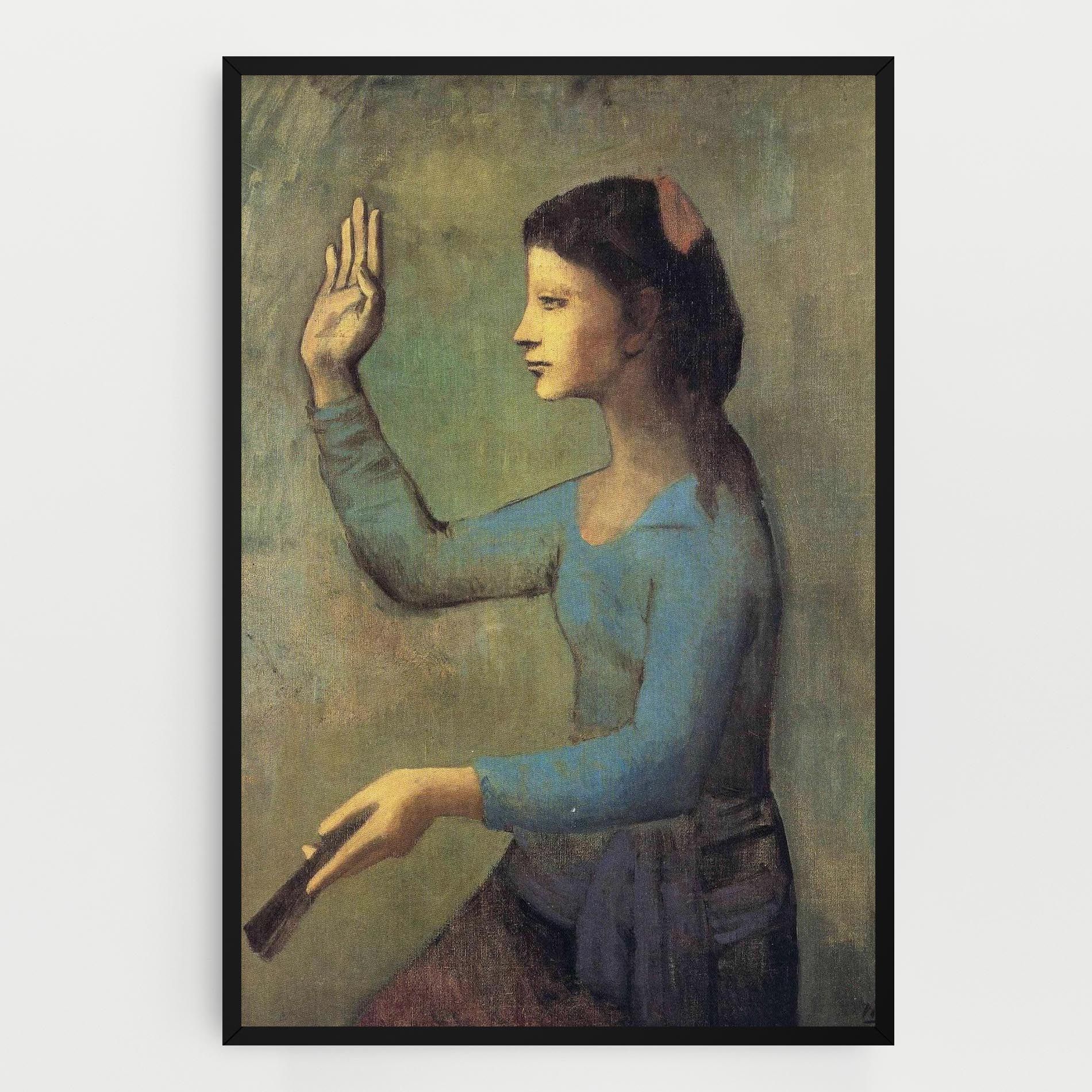 Lady With A Fan mockup 0