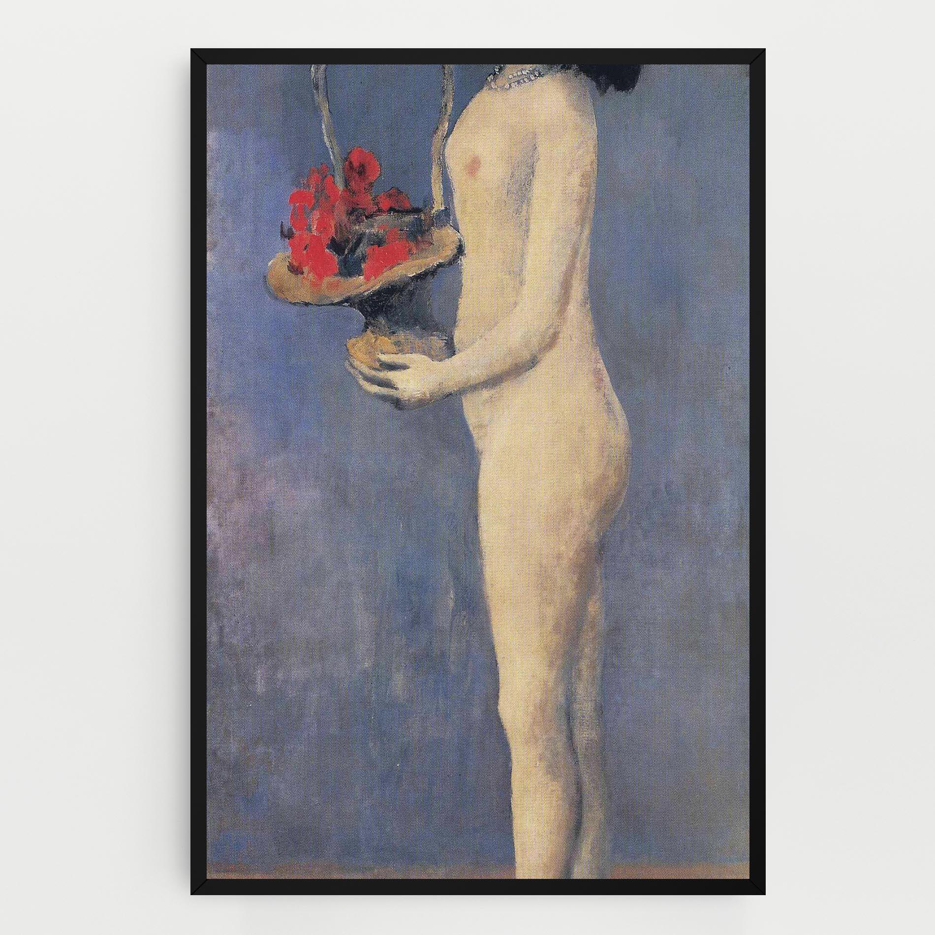 Tablou Canvas Le Panier Fleuri mockup 0