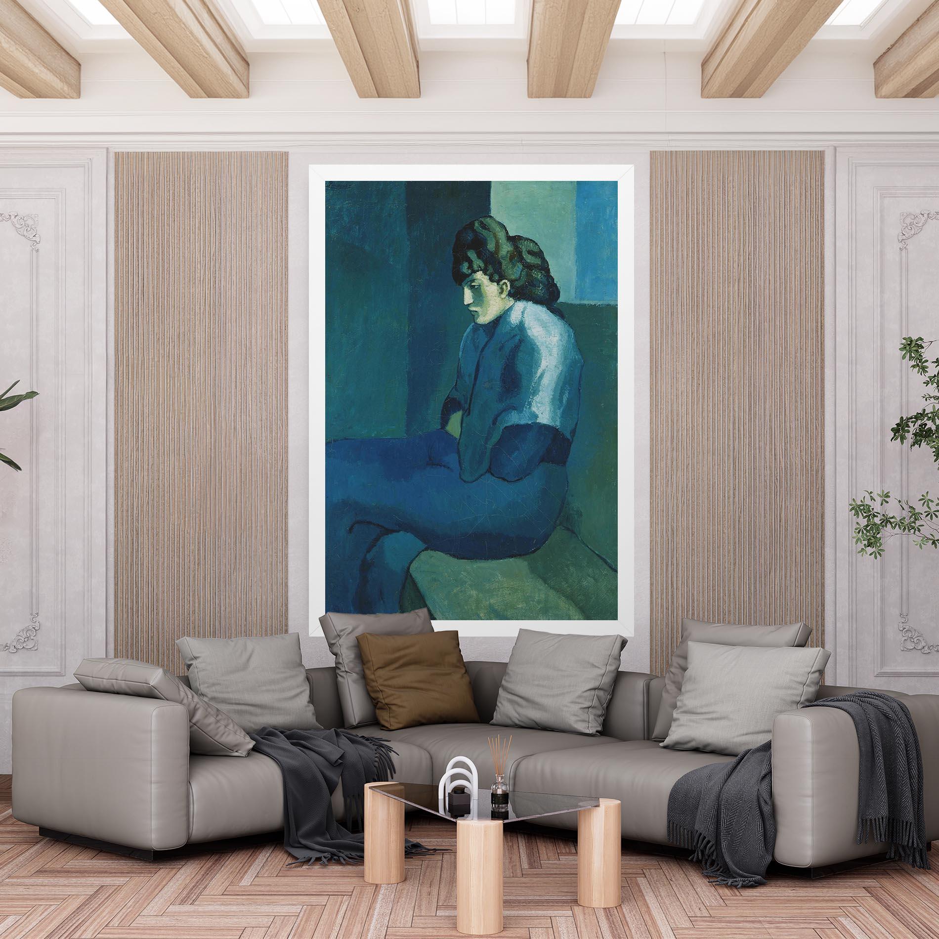 Tablou Canvas Femme Assise mockup 6