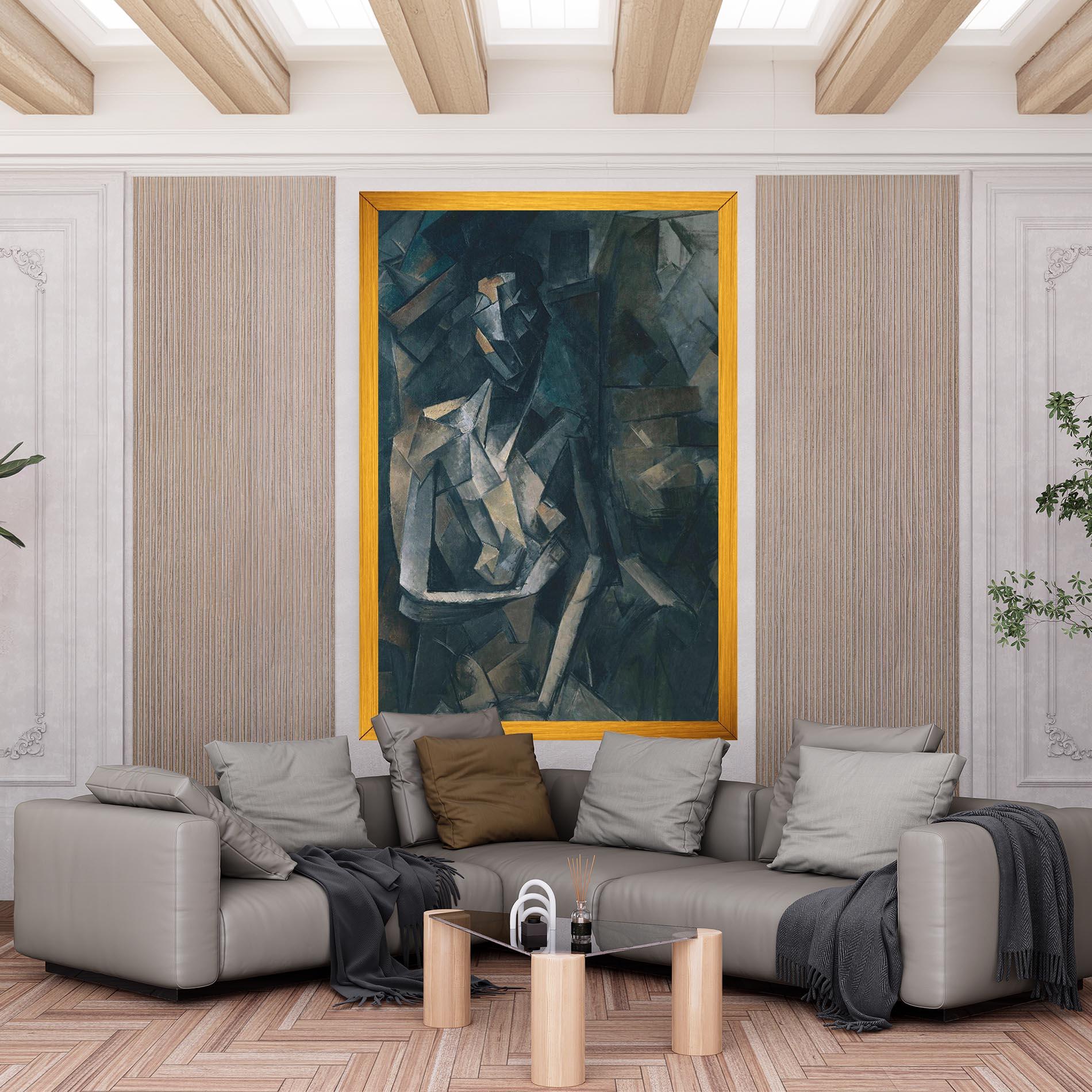 Tablou Canvas Dans Un Fauteuil mockup 6