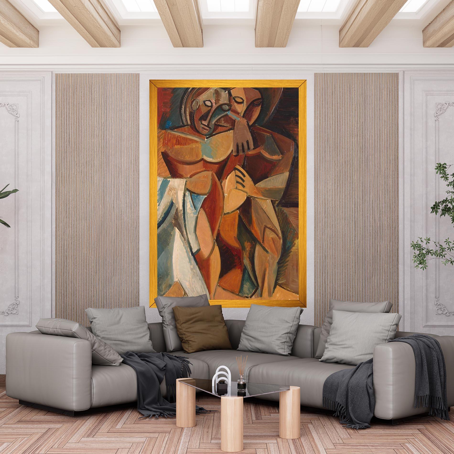 Tablou Canvas Friendship Two Nudes mockup 6