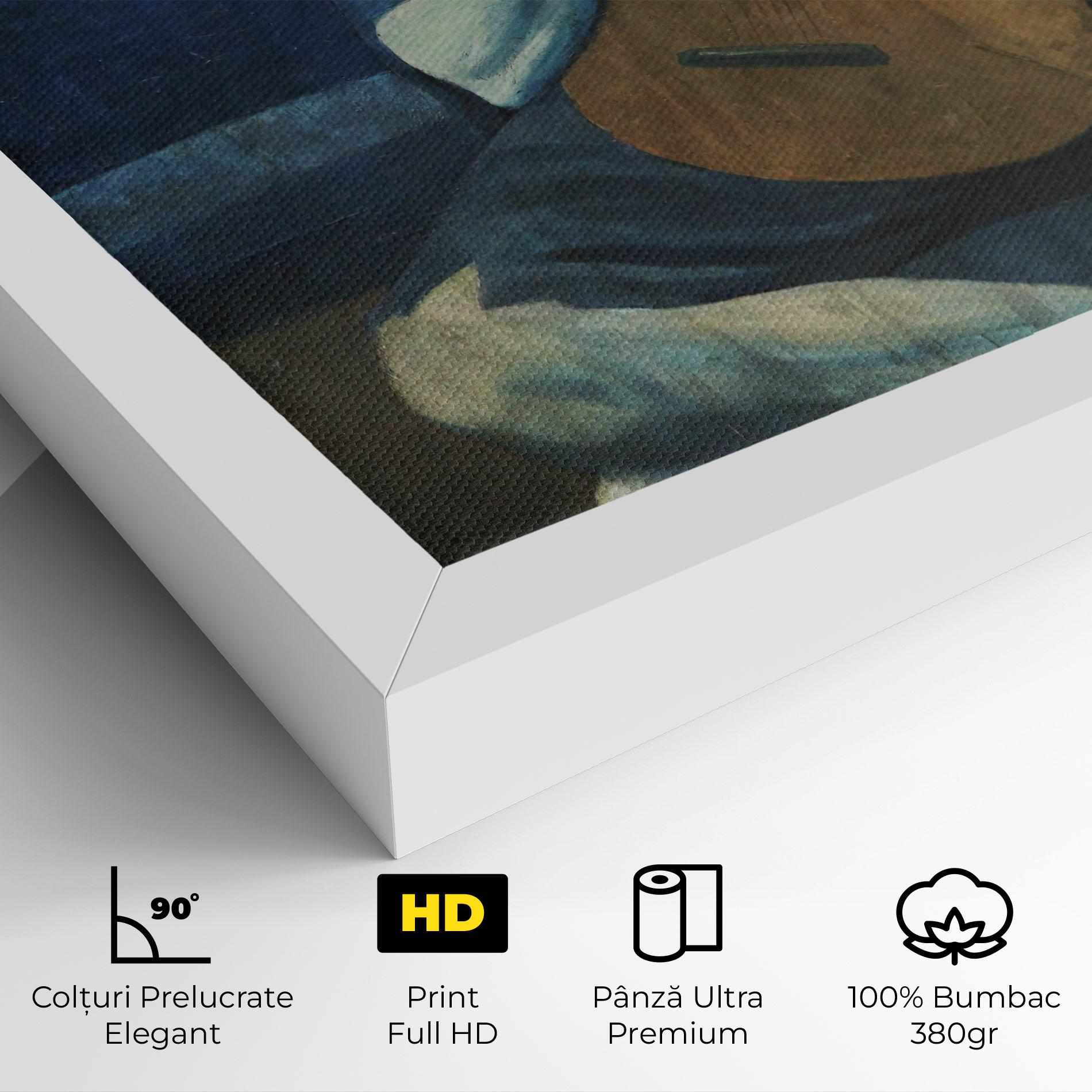 Tablou Canvas Old Guitarist mockup 4