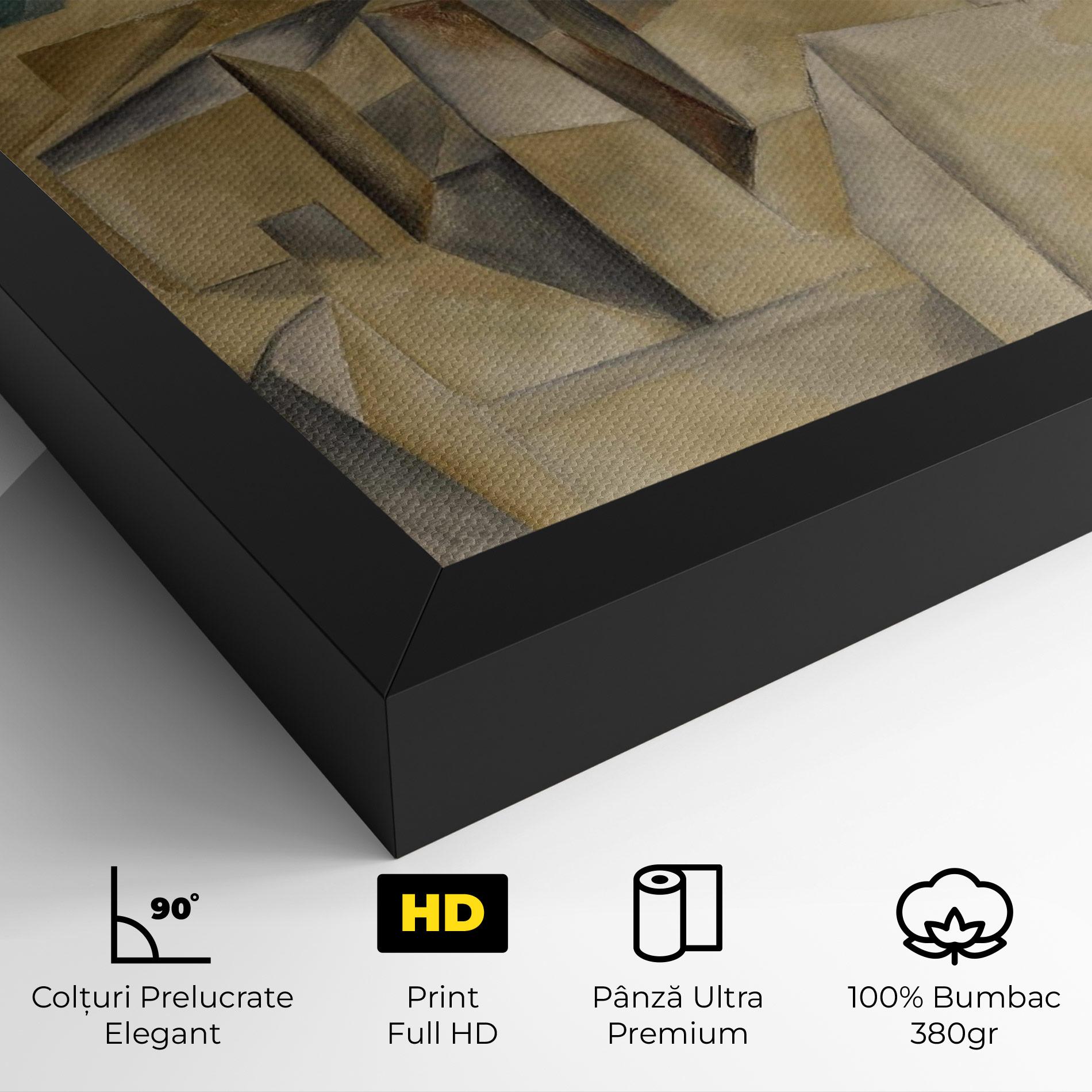 Tablou Canvas Houses On The Hill mockup 4