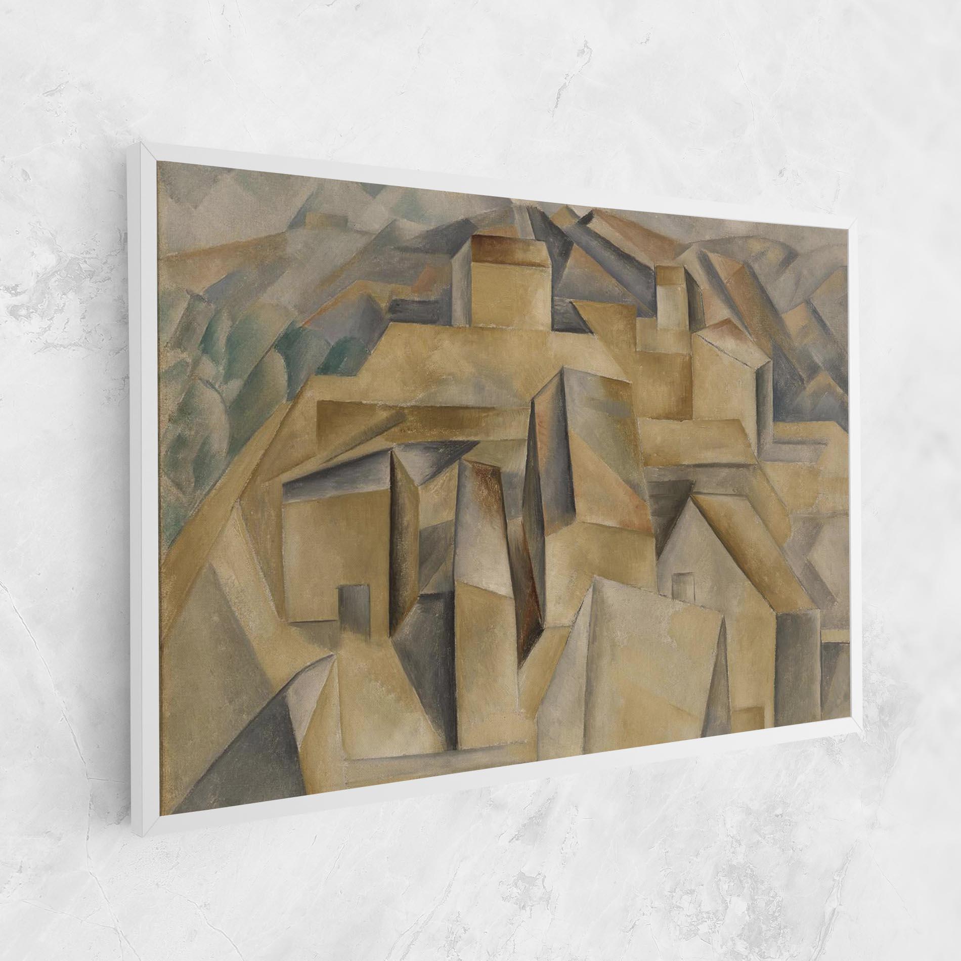 Tablou Canvas Houses On The Hill mockup 1