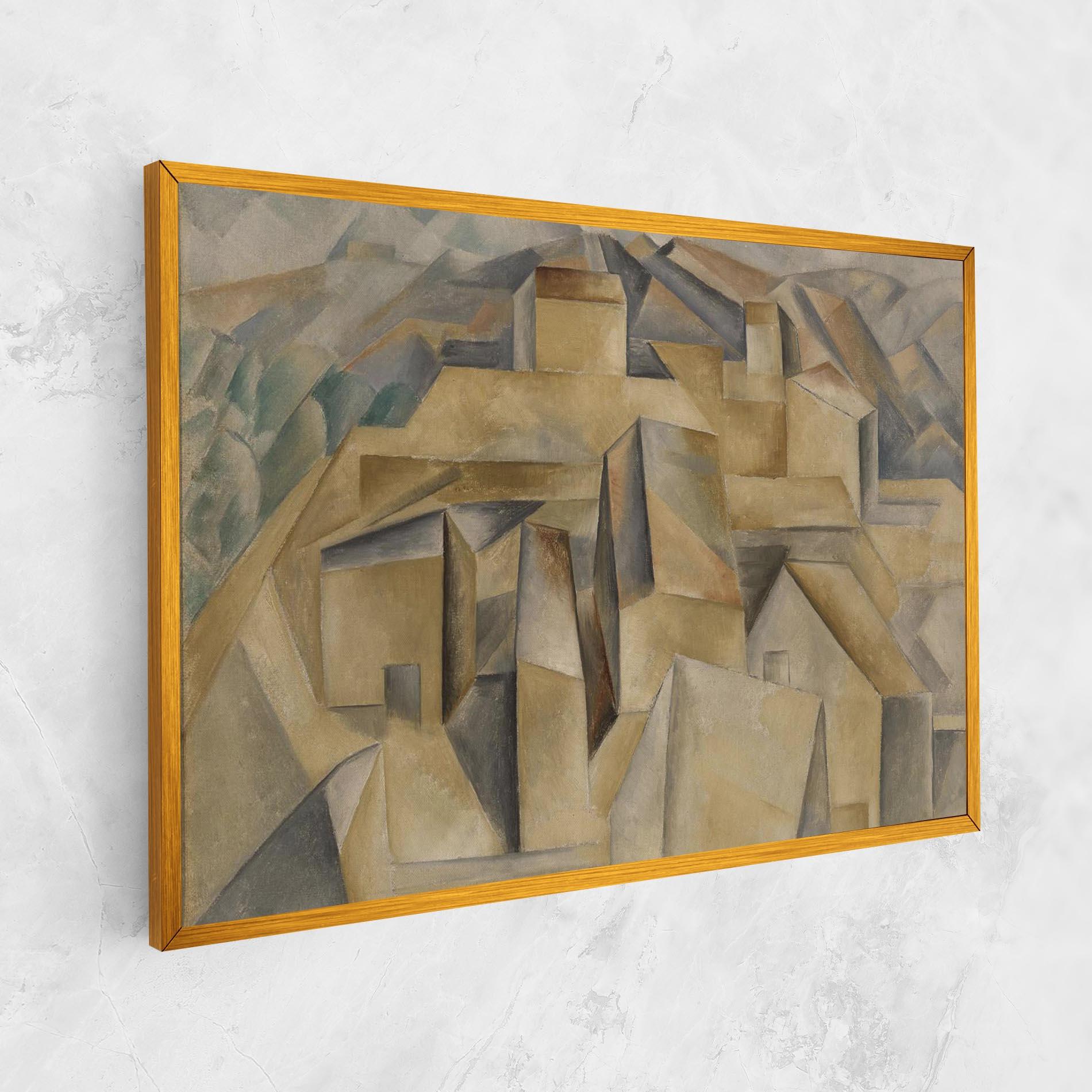 Tablou Canvas Houses On The Hill mockup 1