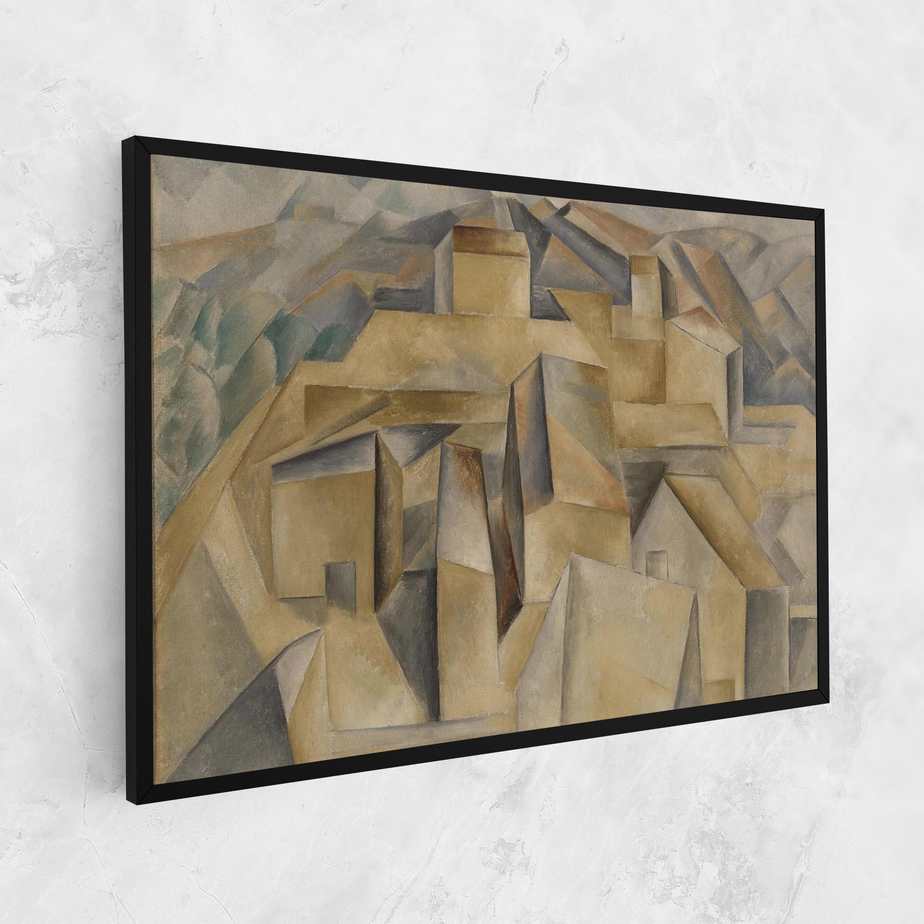 Tablou Canvas Houses On The Hill mockup 1