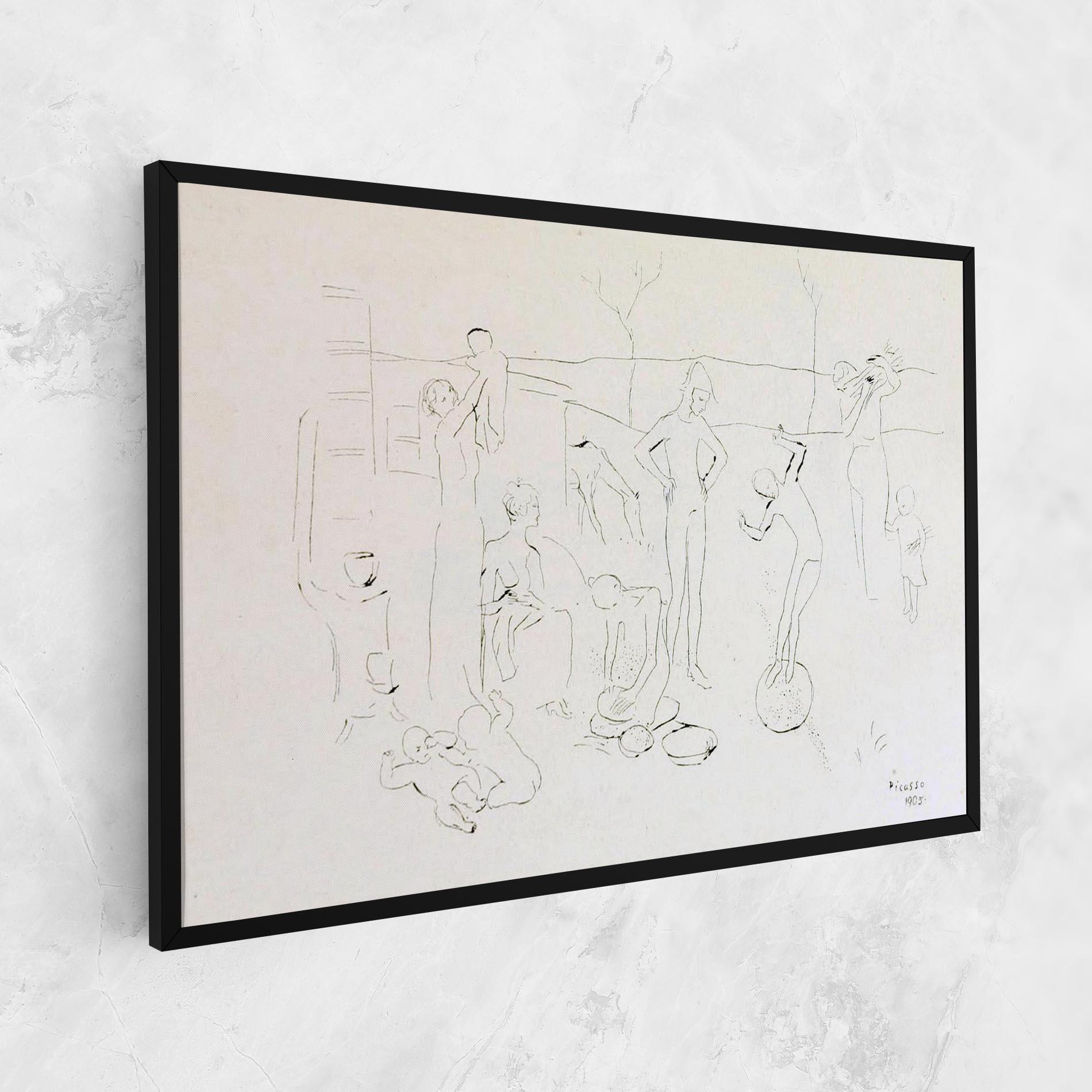 Tablou Canvas The Acrobats mockup 1