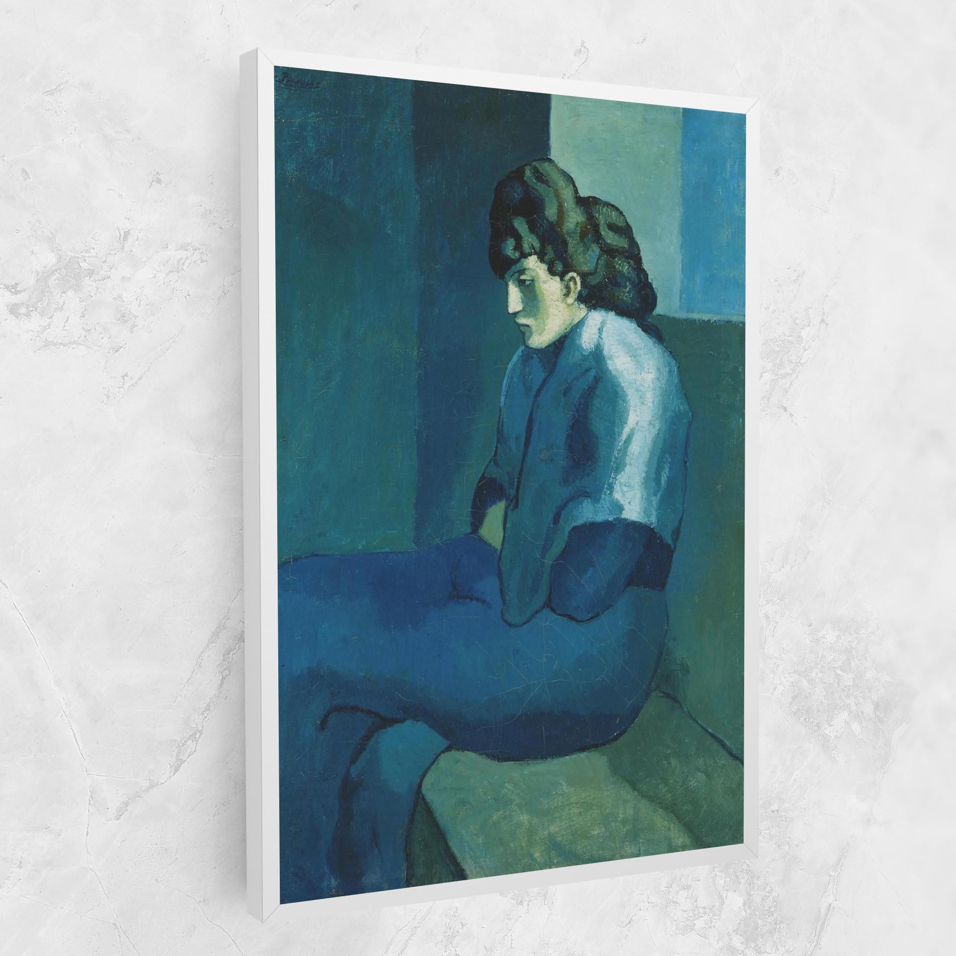 Tablou Canvas Femme Assise mockup 1