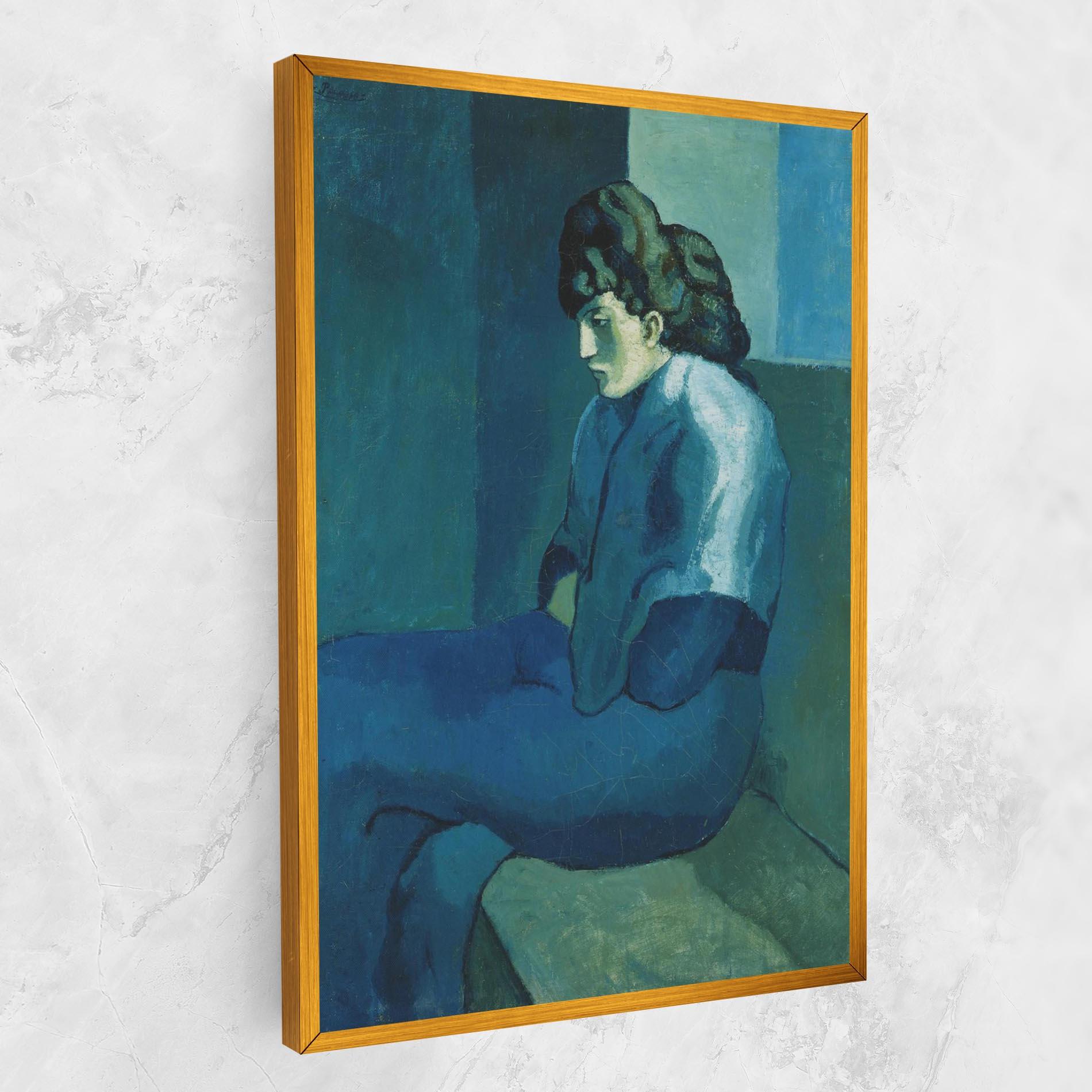 Tablou Canvas Femme Assise mockup 1