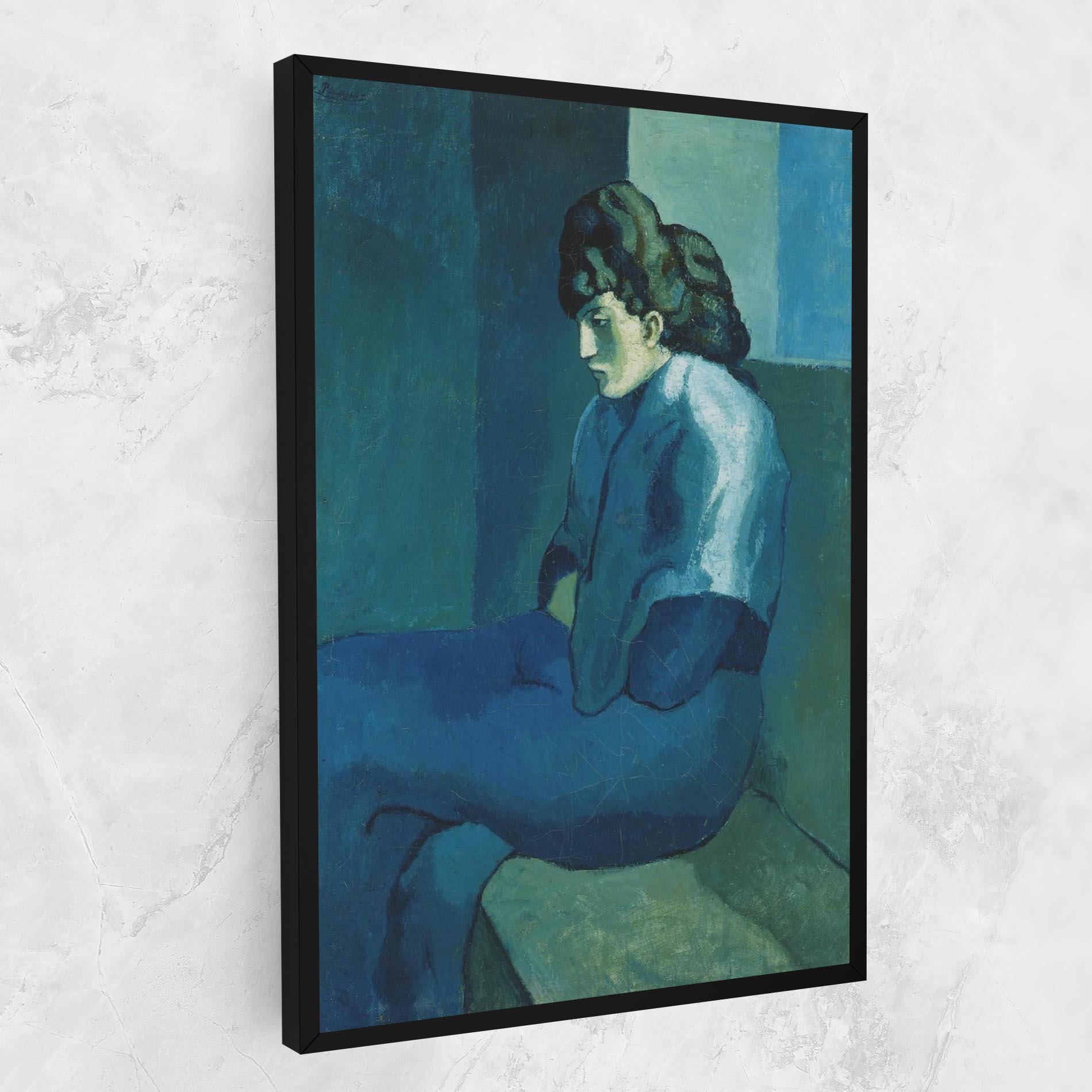 Tablou Canvas Femme Assise mockup 1