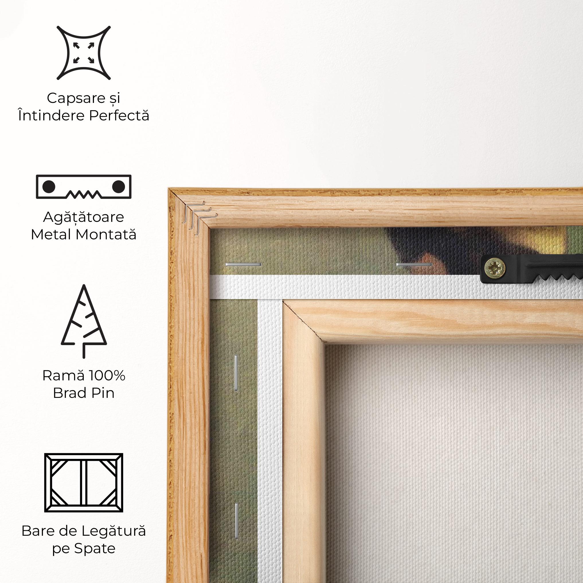 Tablou Canvas Lady With A Fan mockup 5