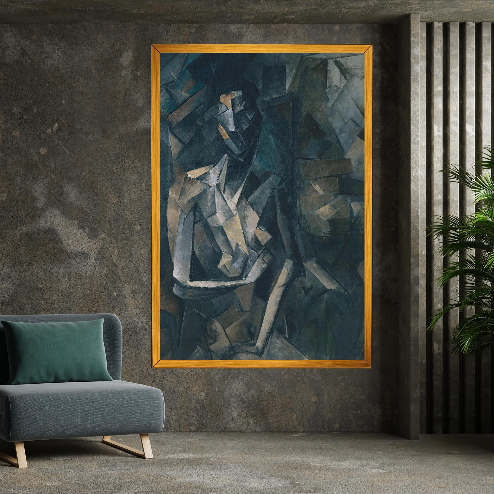 Tablou Canvas Dans Un Fauteuil mockup 7