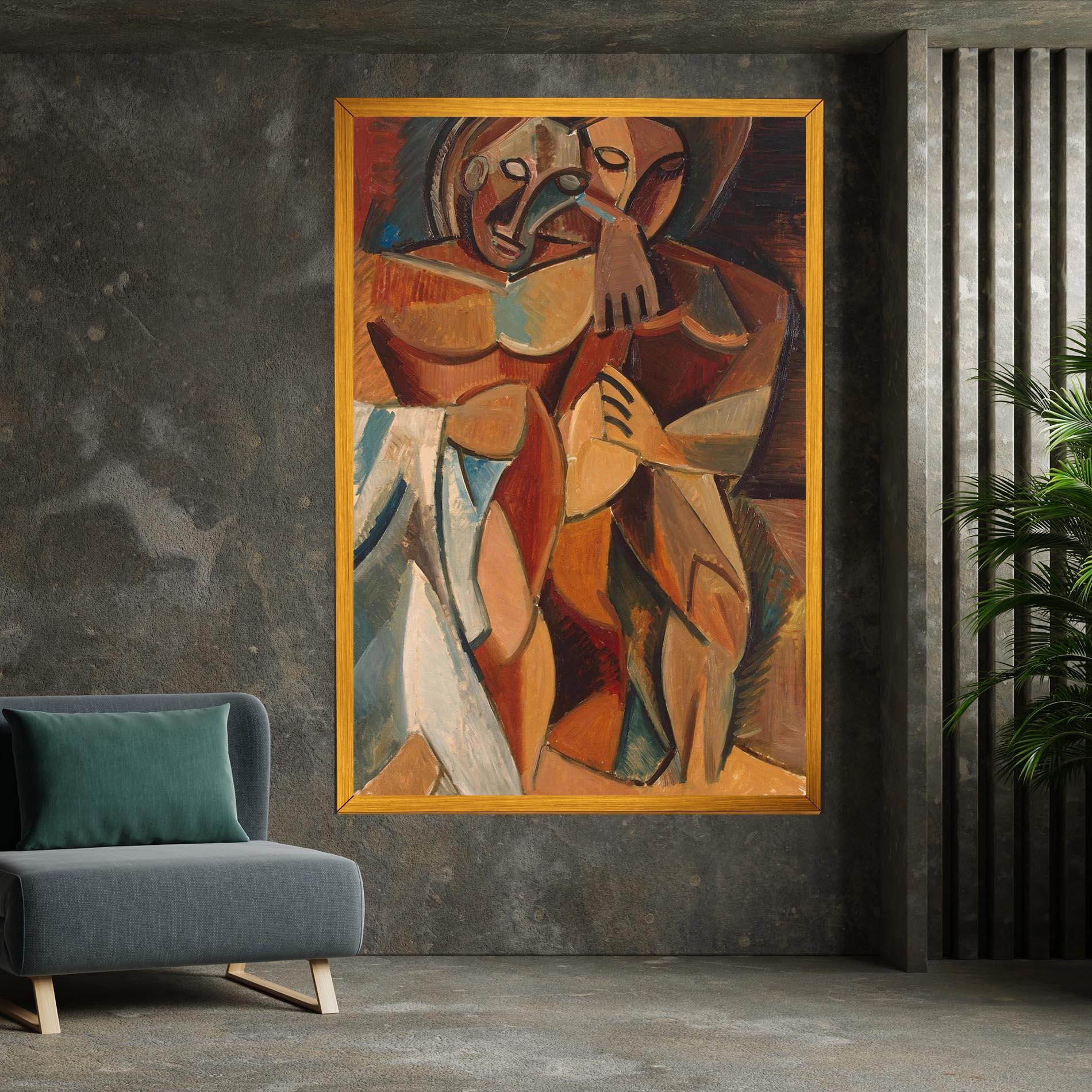 Tablou Canvas Friendship Two Nudes mockup 7