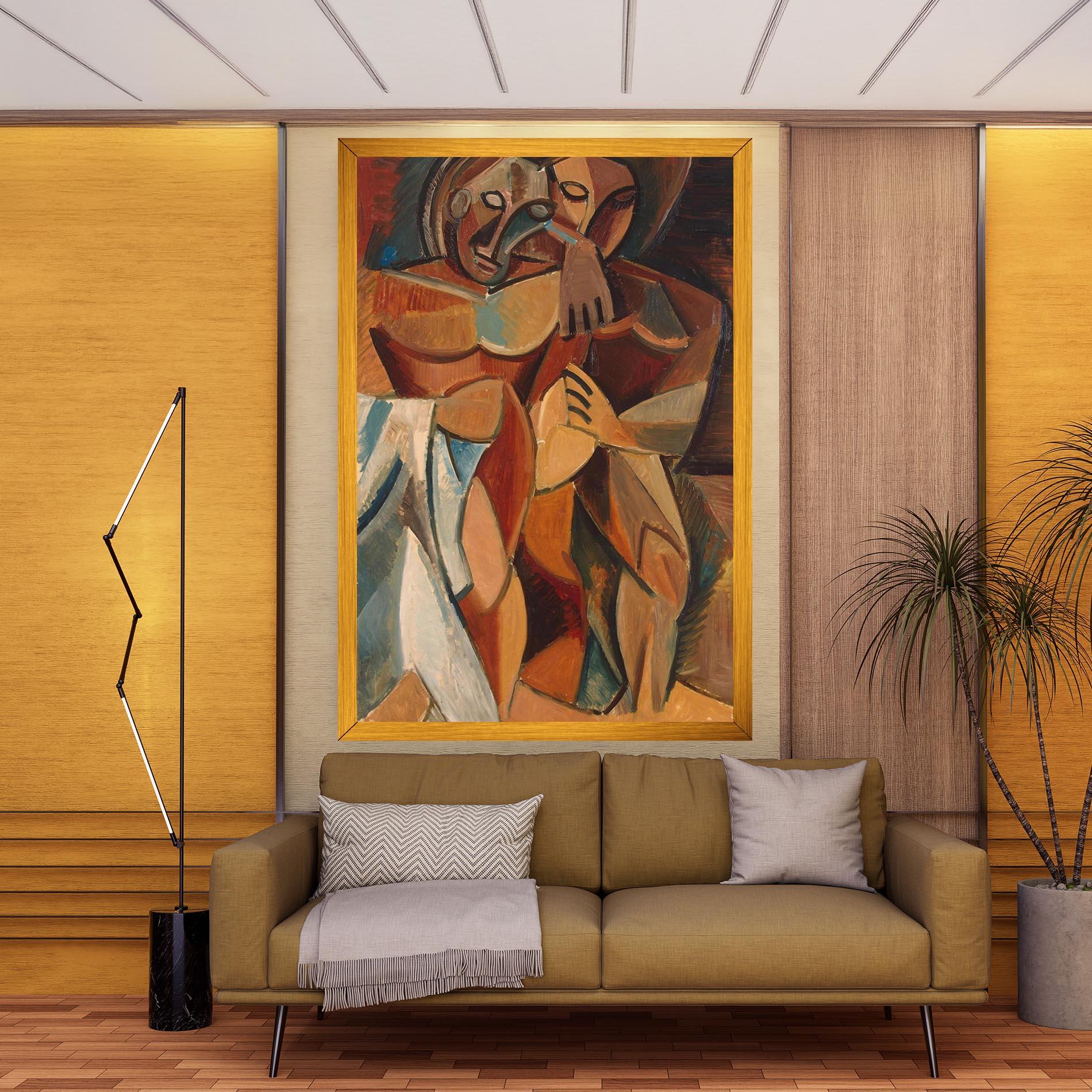 Tablou Canvas Friendship Two Nudes mockup 9