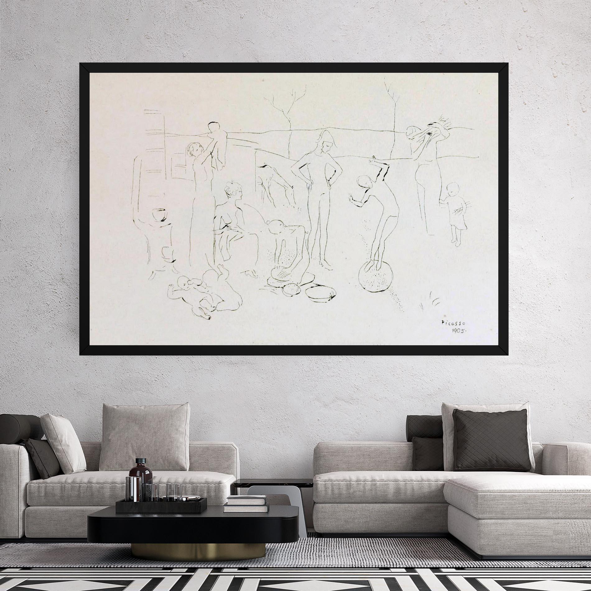 Tablou Canvas The Acrobats mockup 2