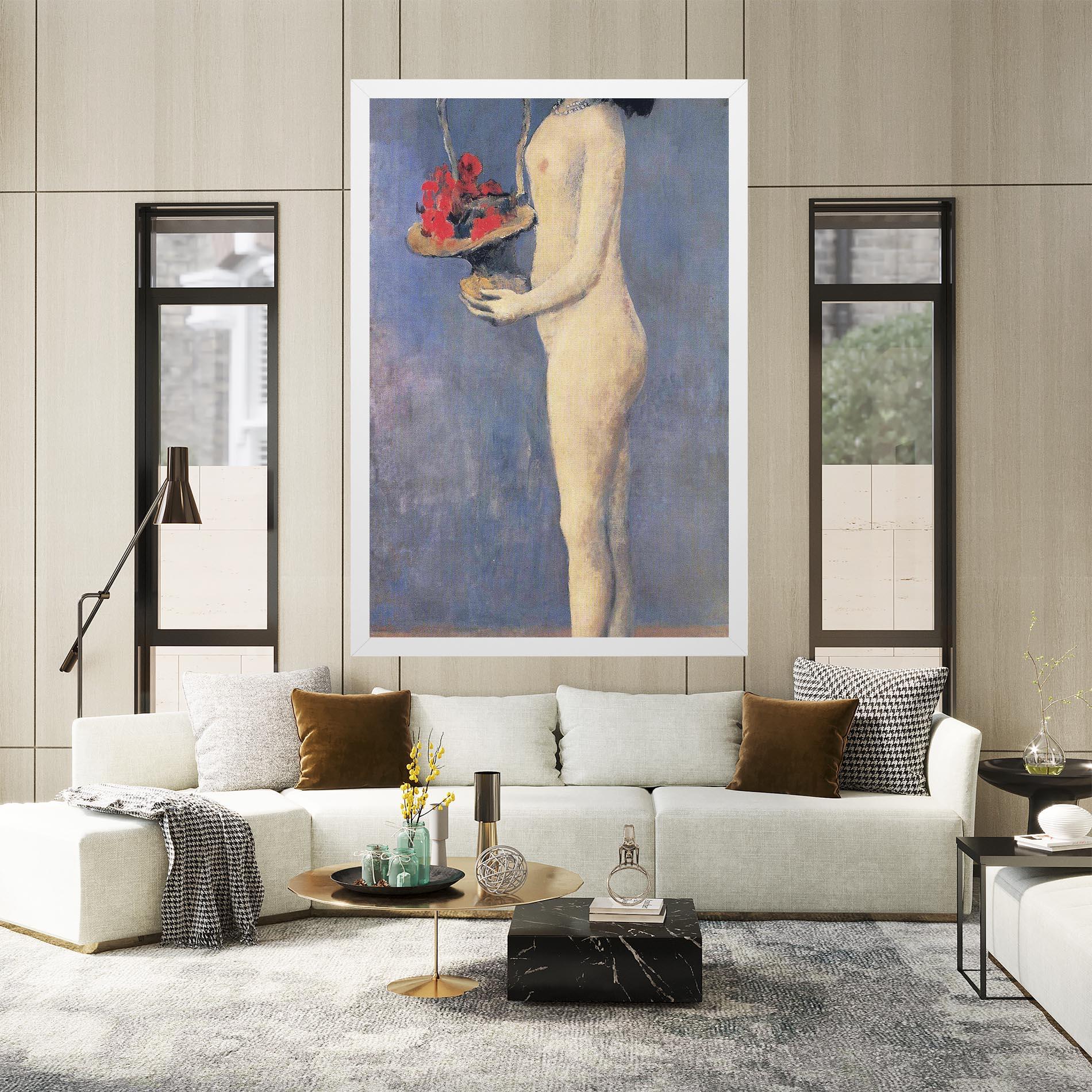 Tablou Canvas Le Panier Fleuri mockup 2