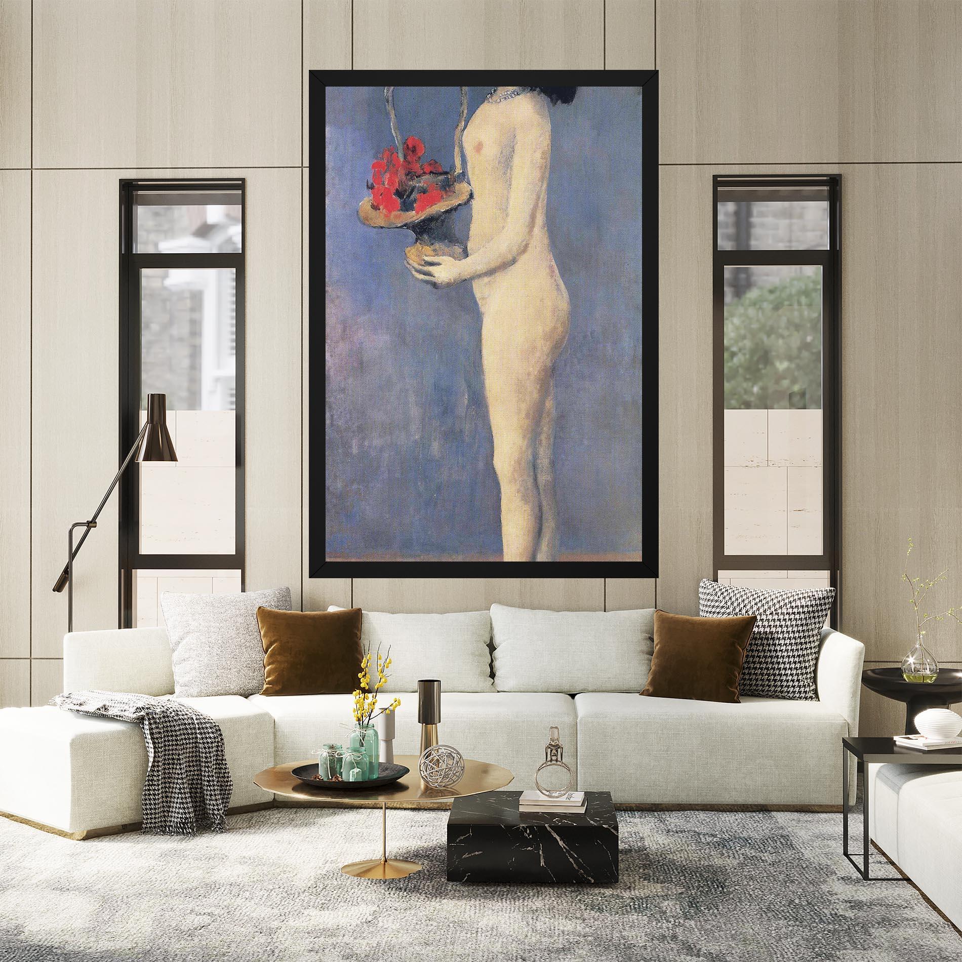 Tablou Canvas Le Panier Fleuri mockup 2