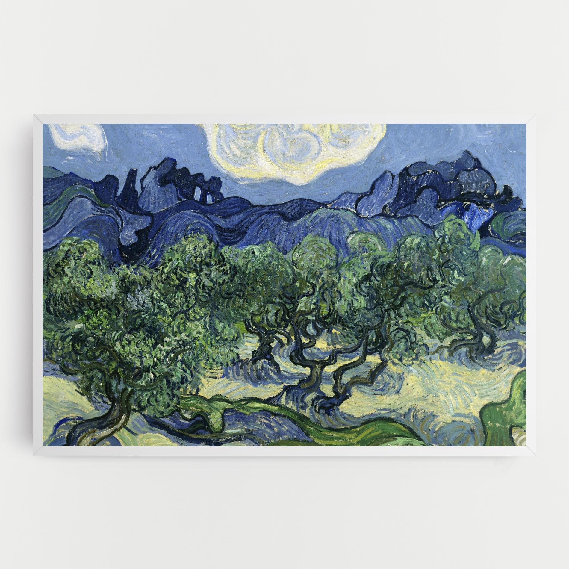Tablou Canvas Olive Trees Alpilles mockup 0