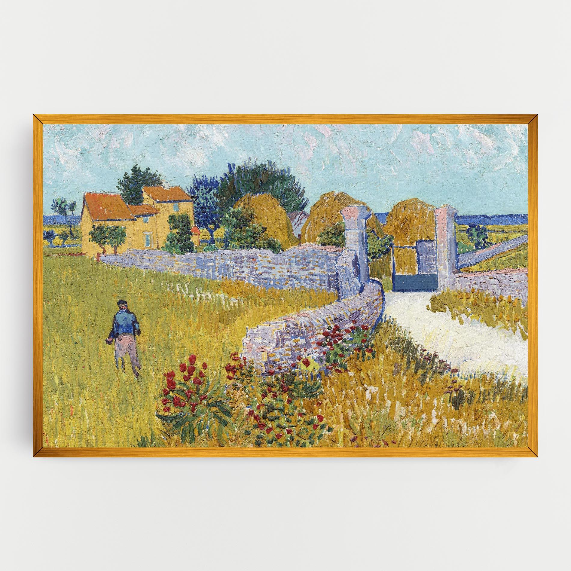 Tablou Canvas Farmhouse In Provence mockup 0