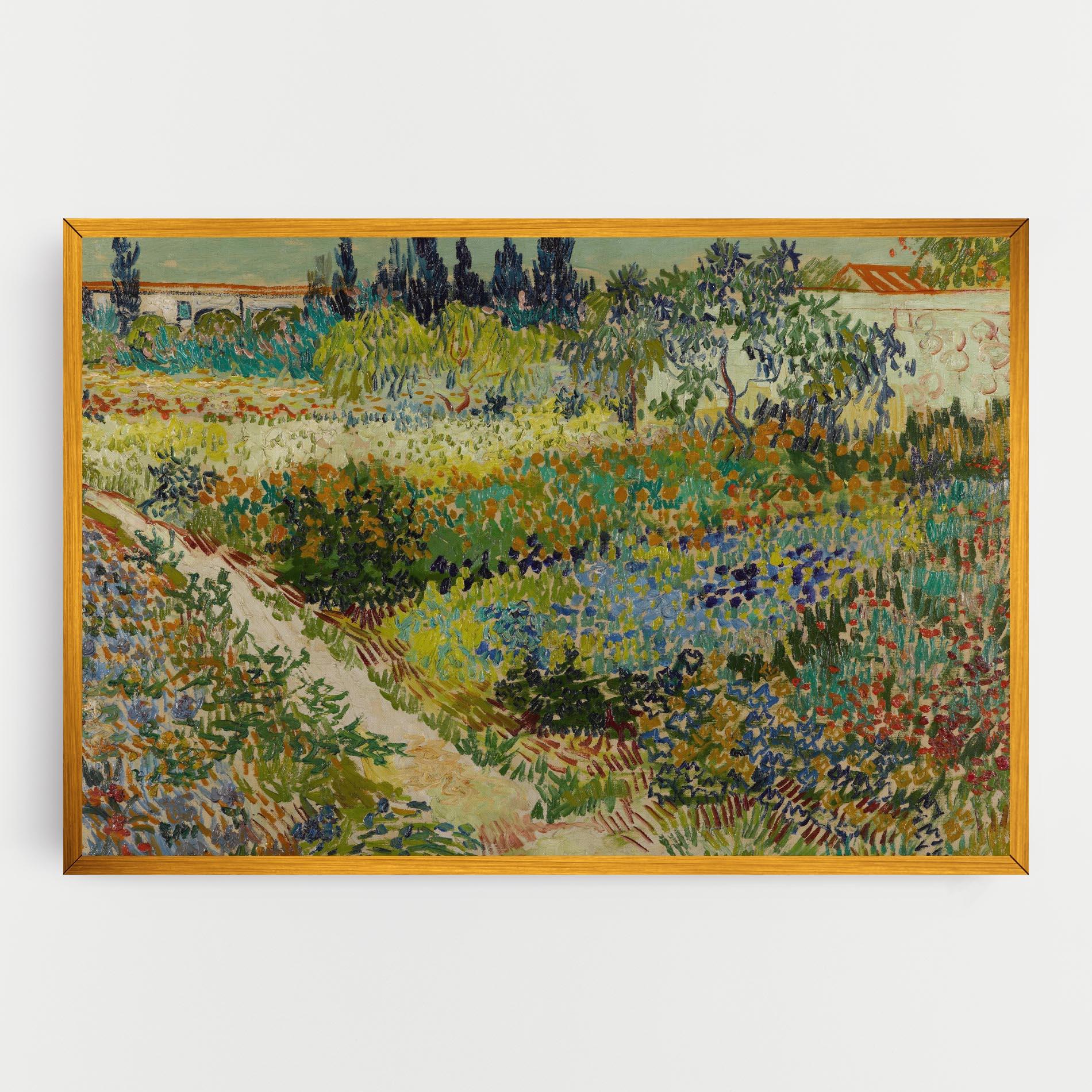 Tablou Canvas Garden At Arles mockup 0