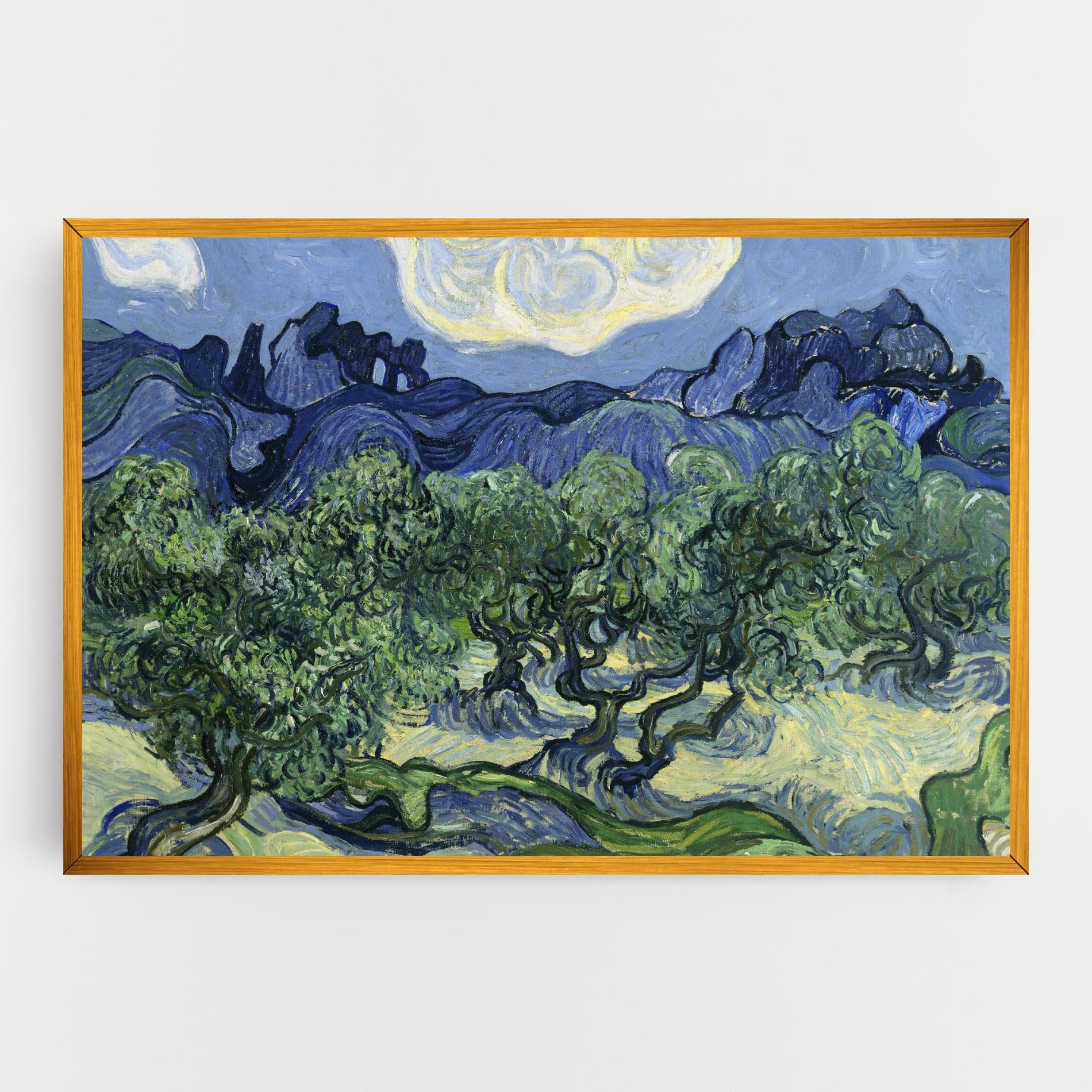 Tablou Canvas Olive Trees Alpilles mockup 0