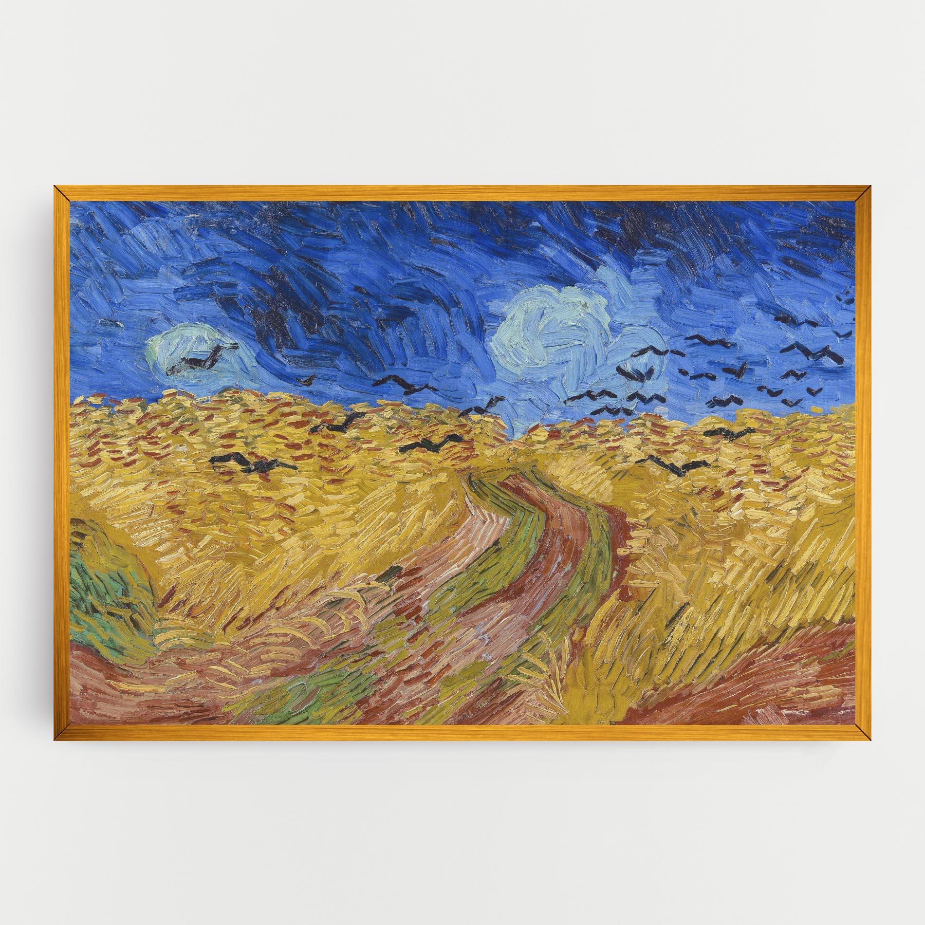 Tablou Canvas Wheatfield Crows mockup 0