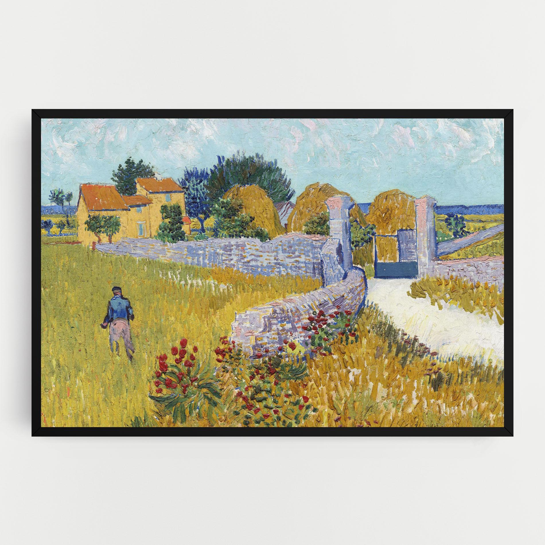 Tablou Canvas Farmhouse In Provence mockup 0