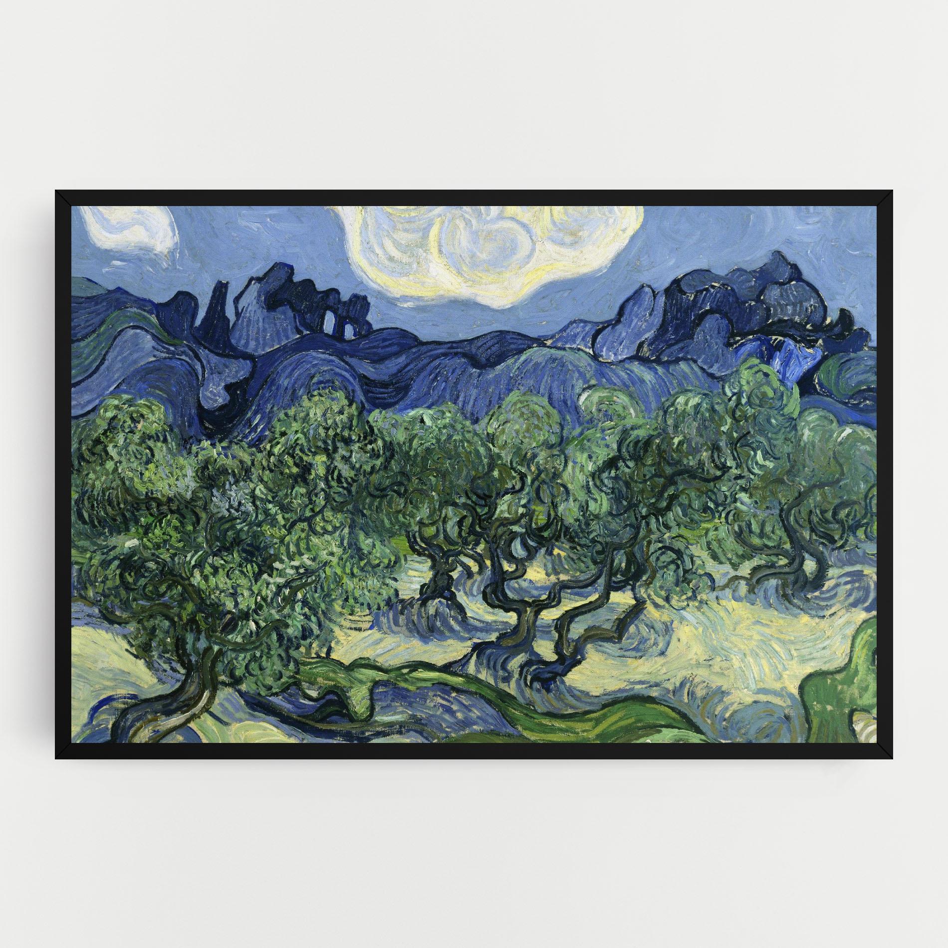 Tablou Canvas Olive Trees Alpilles mockup 0