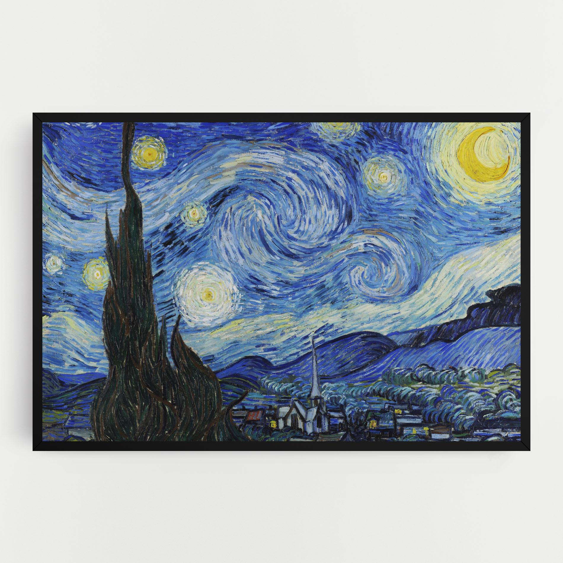 Tablou Canvas The Starry Night mockup 0