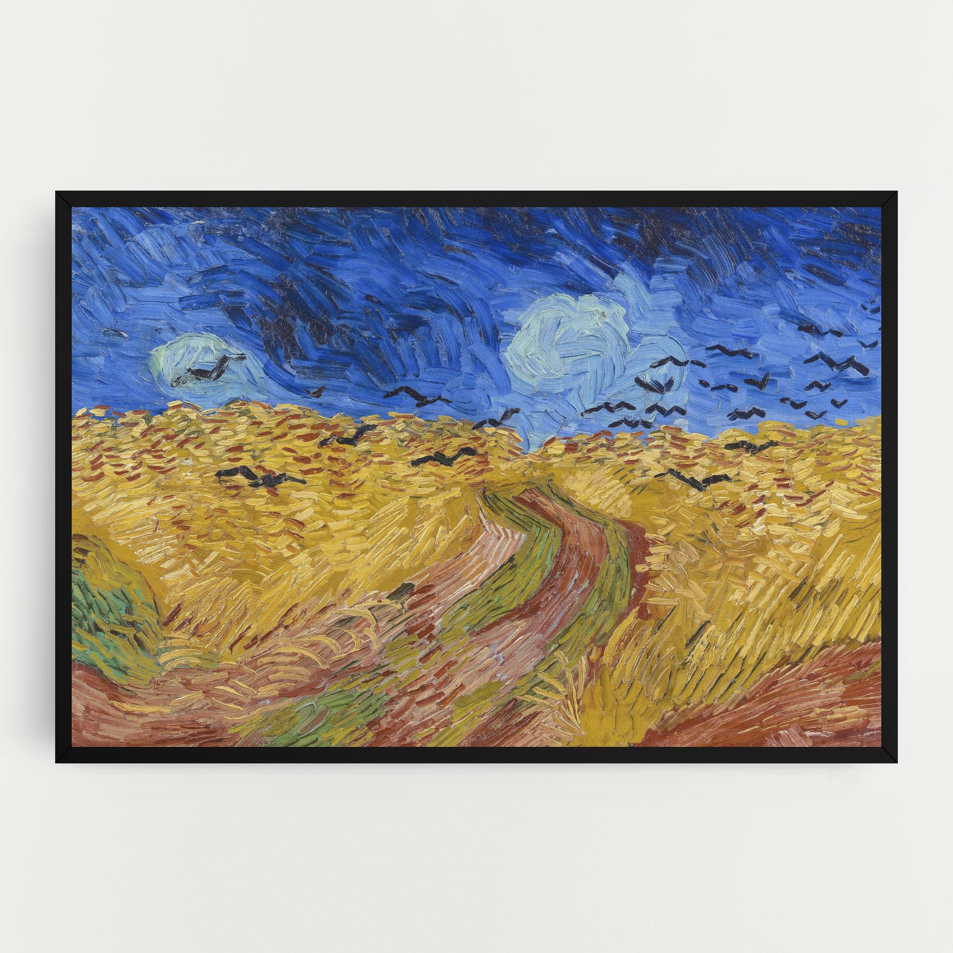 Tablou Canvas Wheatfield Crows mockup 0