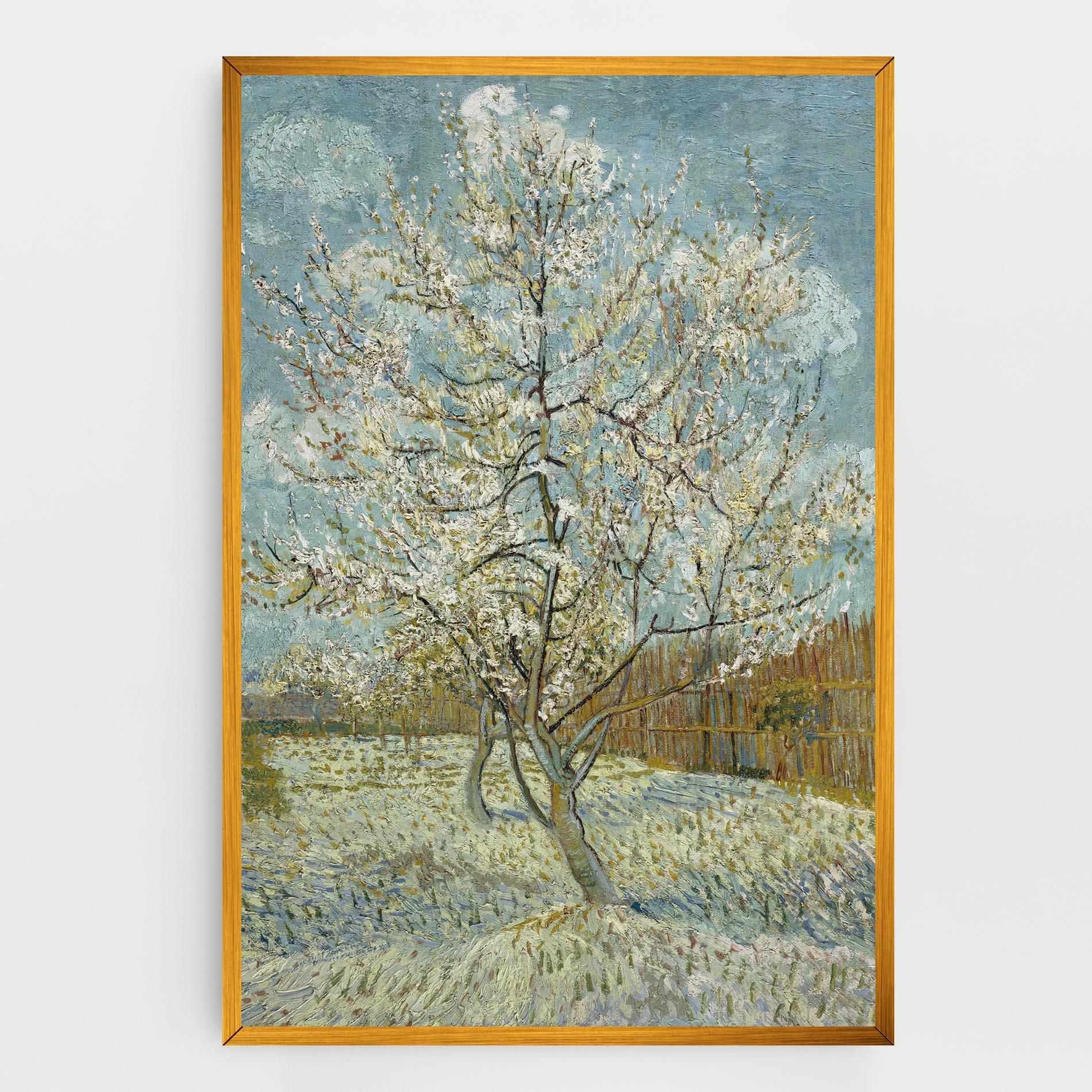 Tablou Canvas De Roze Perzikboom mockup 0