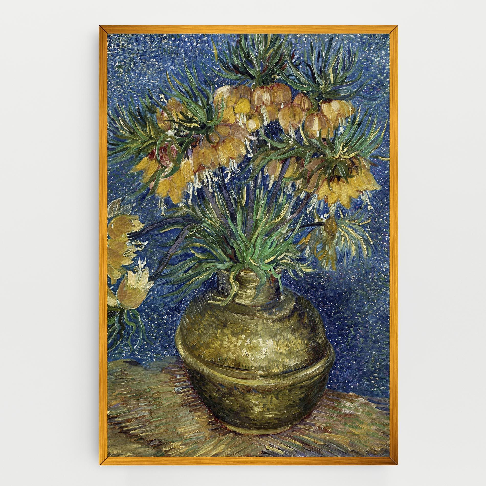 Tablou Canvas Imperial Fritillaries Art mockup 0