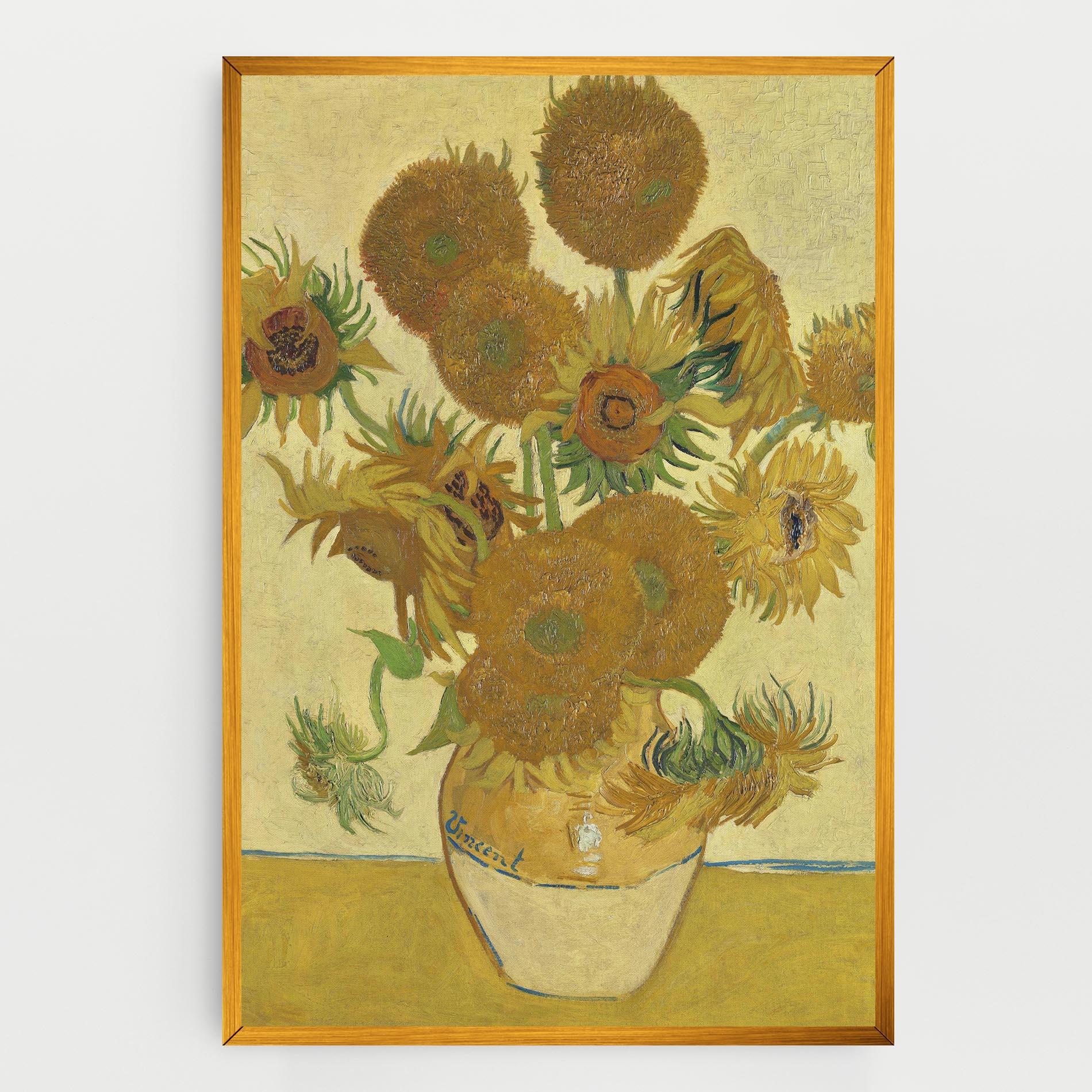Tablou Canvas Sunflowers Vase Art mockup 0