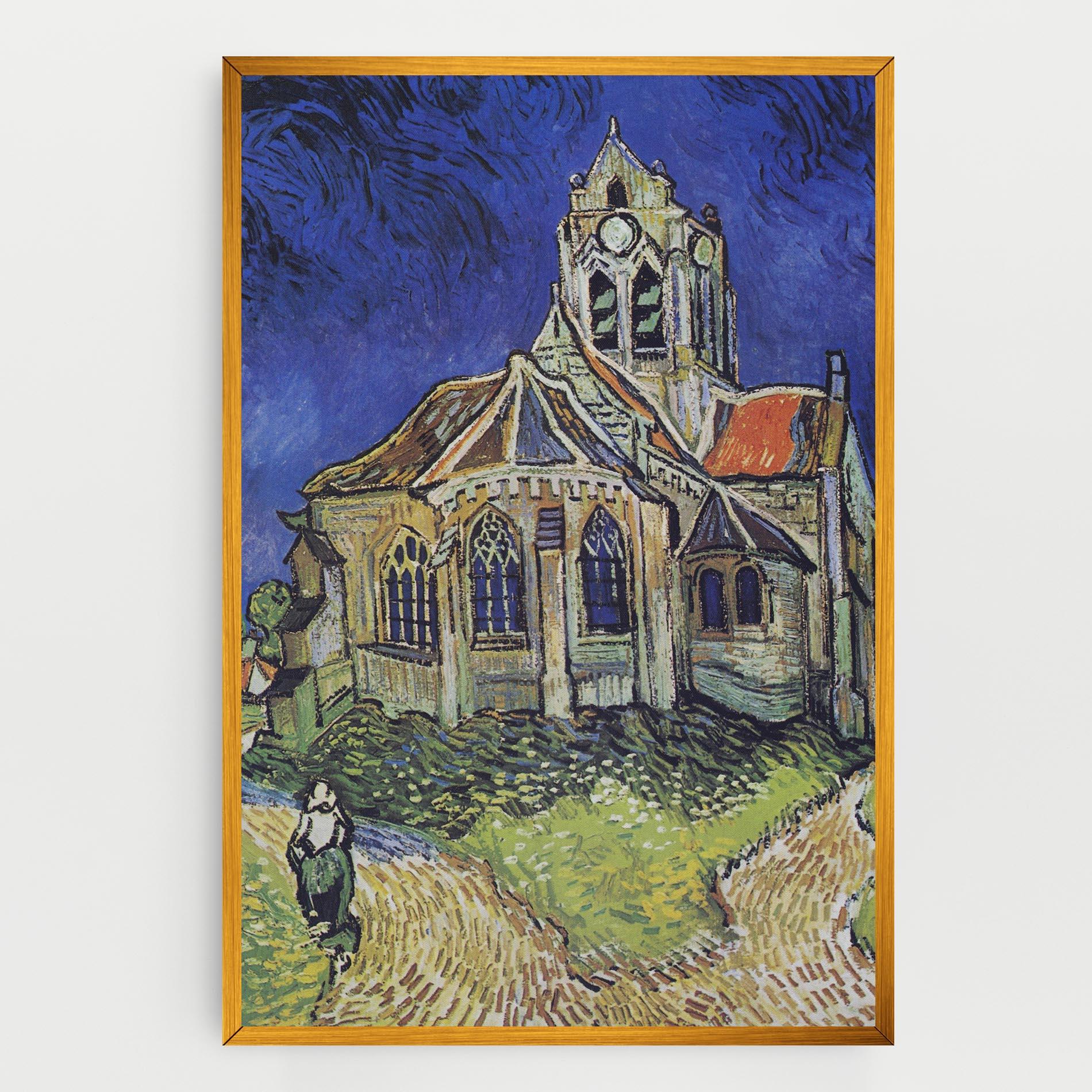 Tablou Canvas The Church At Auvers mockup 0