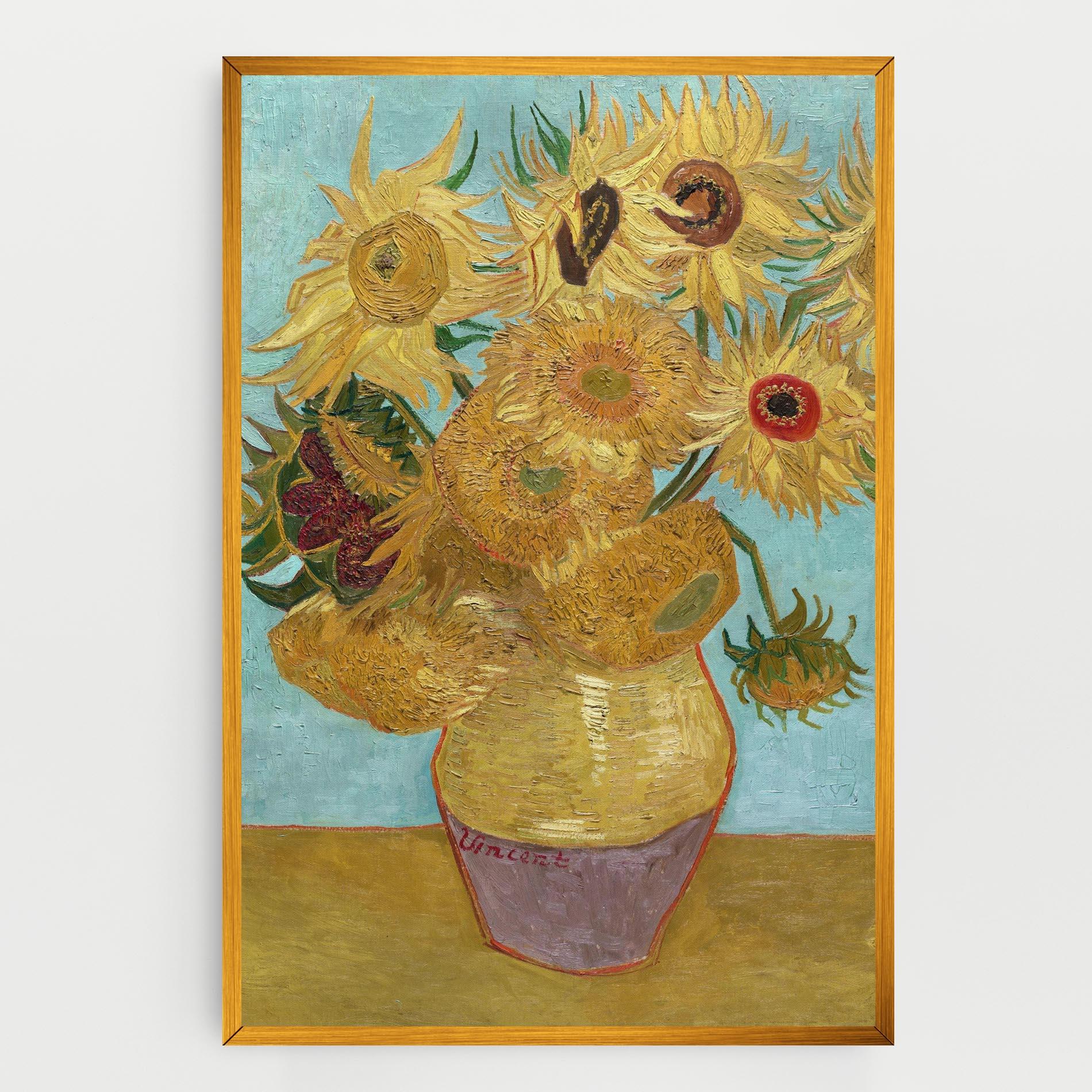 Tablou Canvas Twelve Sunflowers mockup 0